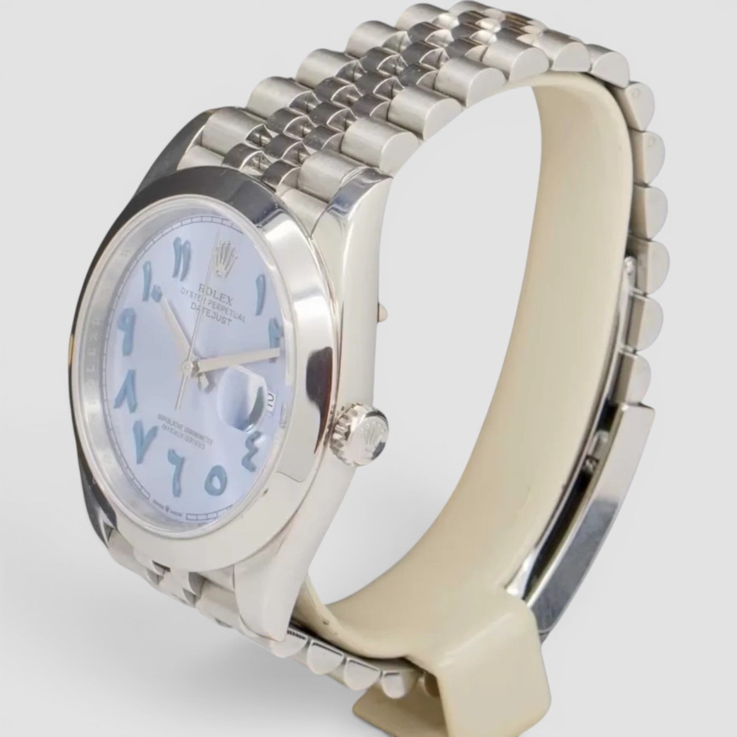 Datejust 41 Blue Arabic Custom Dial Jubilee