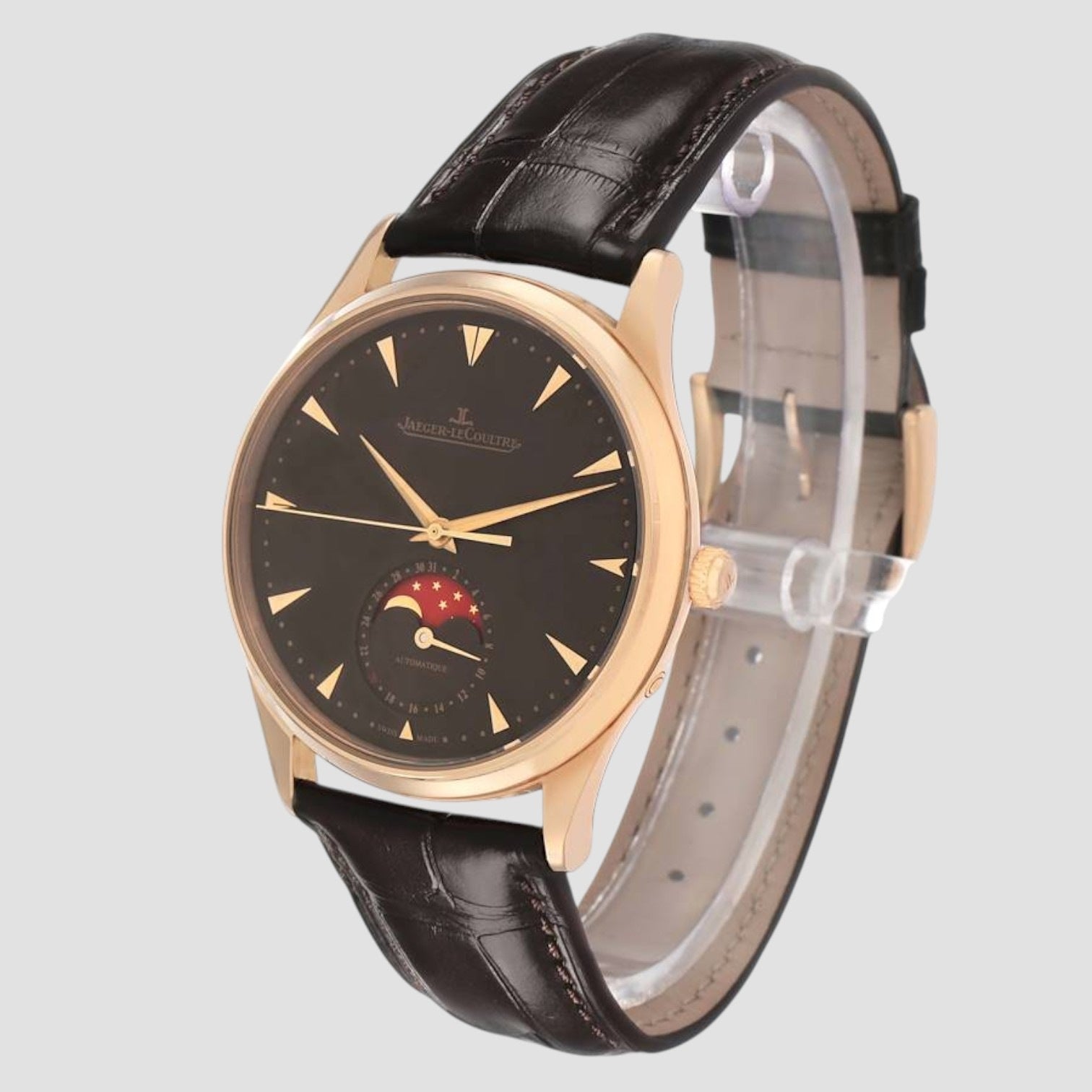 Master Ultra Thin Moon Rose Gold Watch