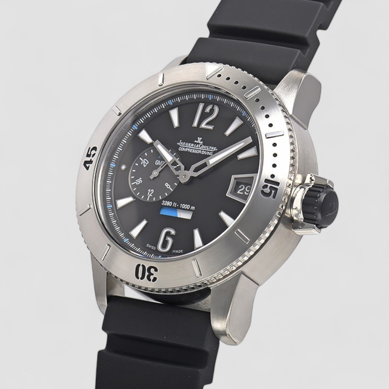 Master Compressor Diving GMT Titanium Black Dial Description