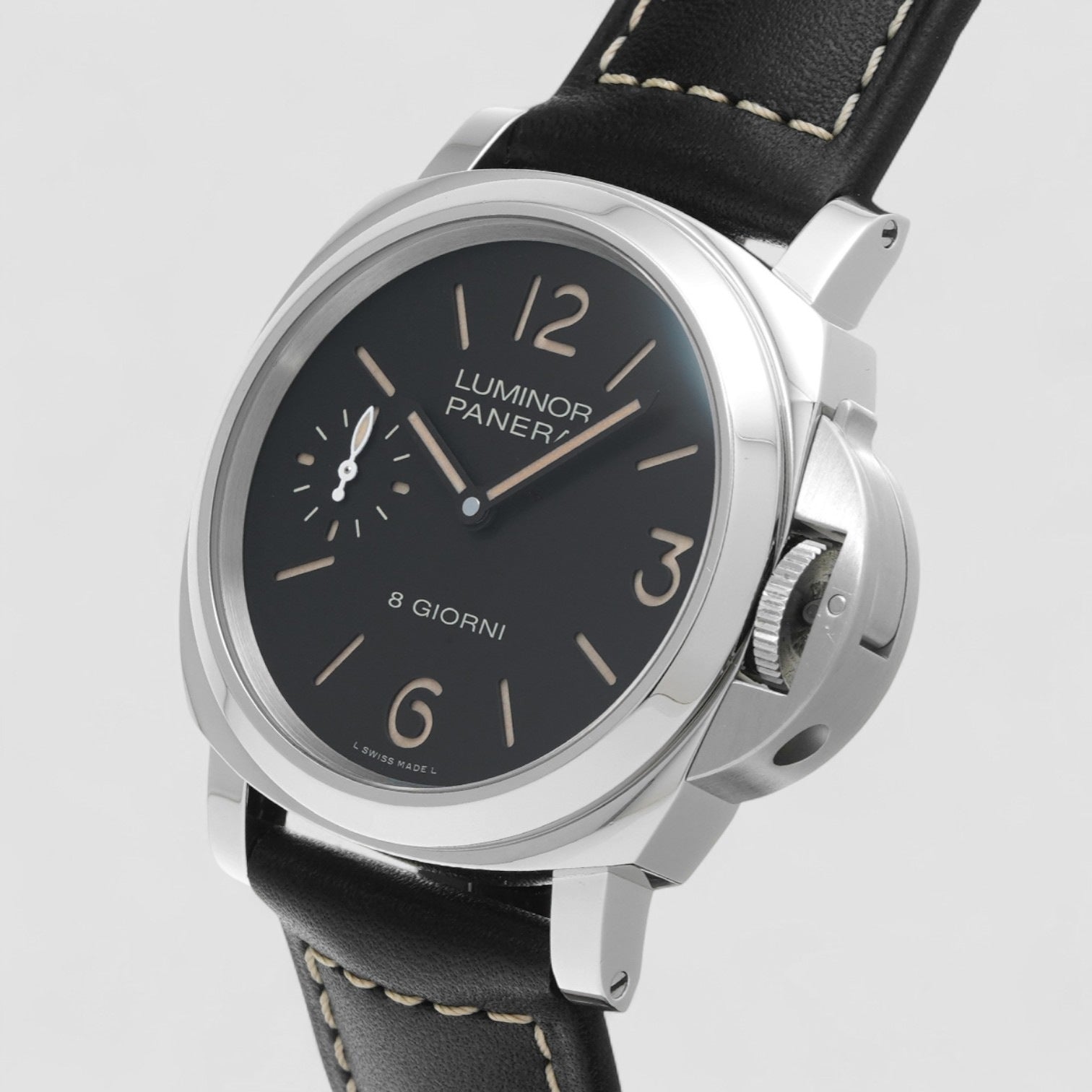Luminor 8 Days SS Black Dial 2024
