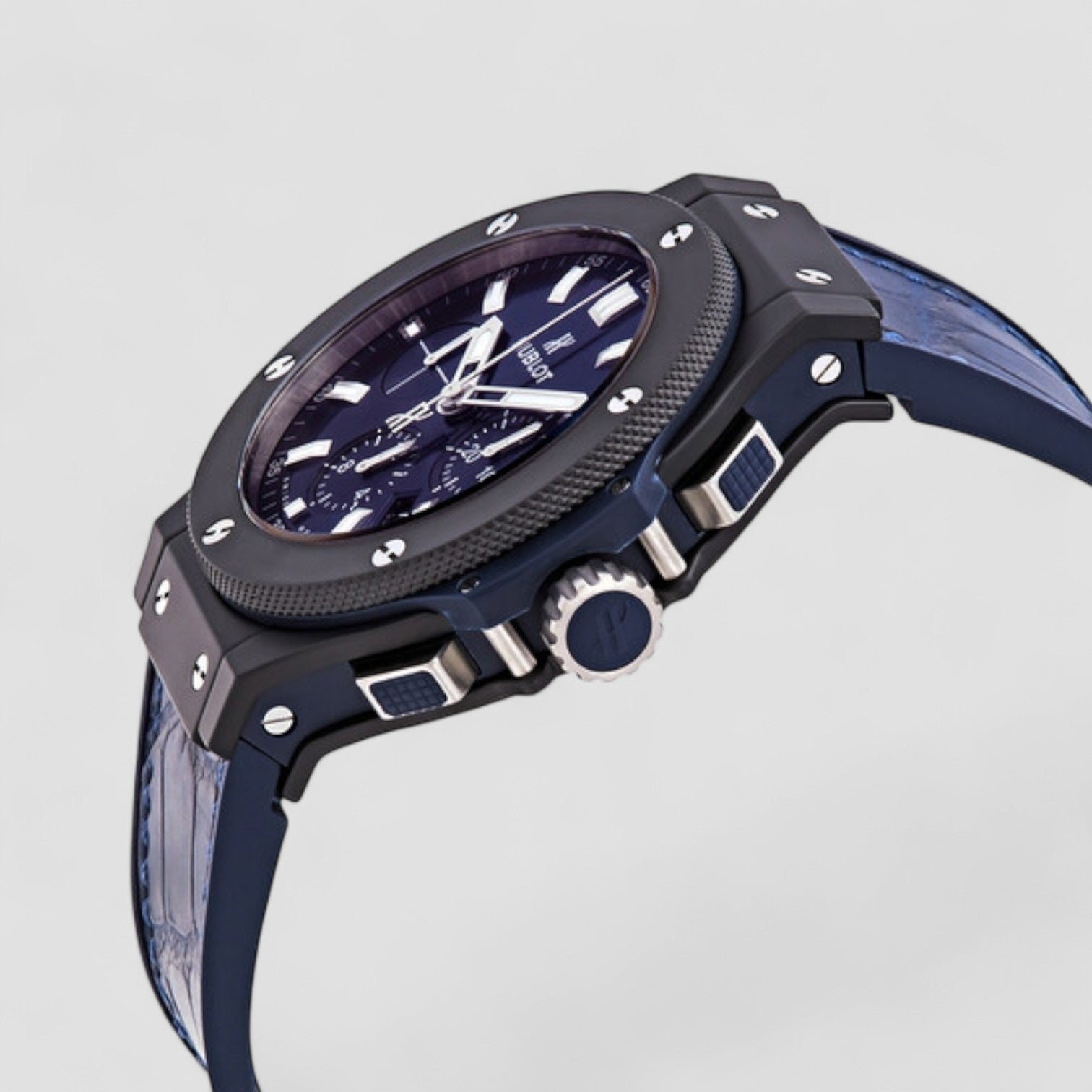 Big Bang Chronograph Automatic Blue Sunray Dial Men's Watch