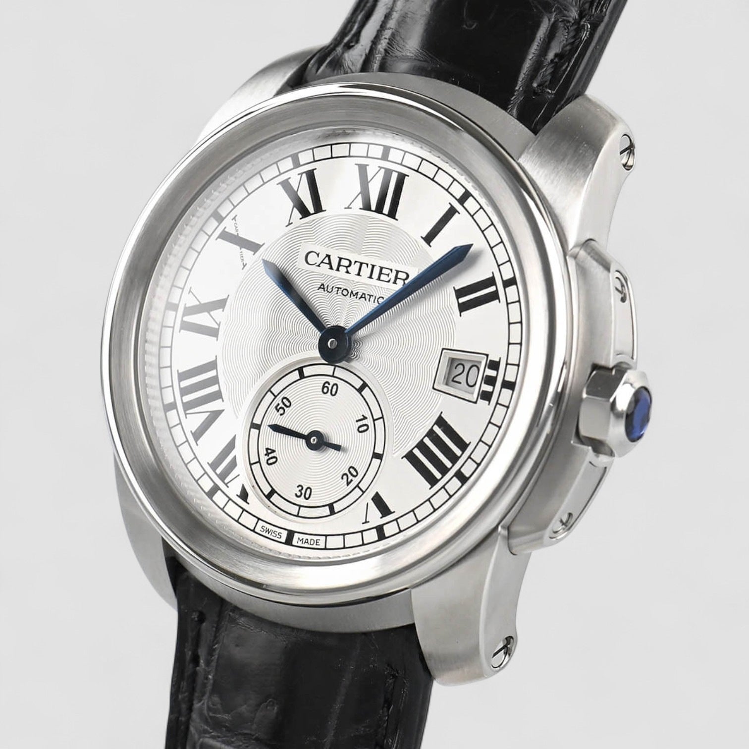 Calibre de Cartier Silver Dial Men's Watch
