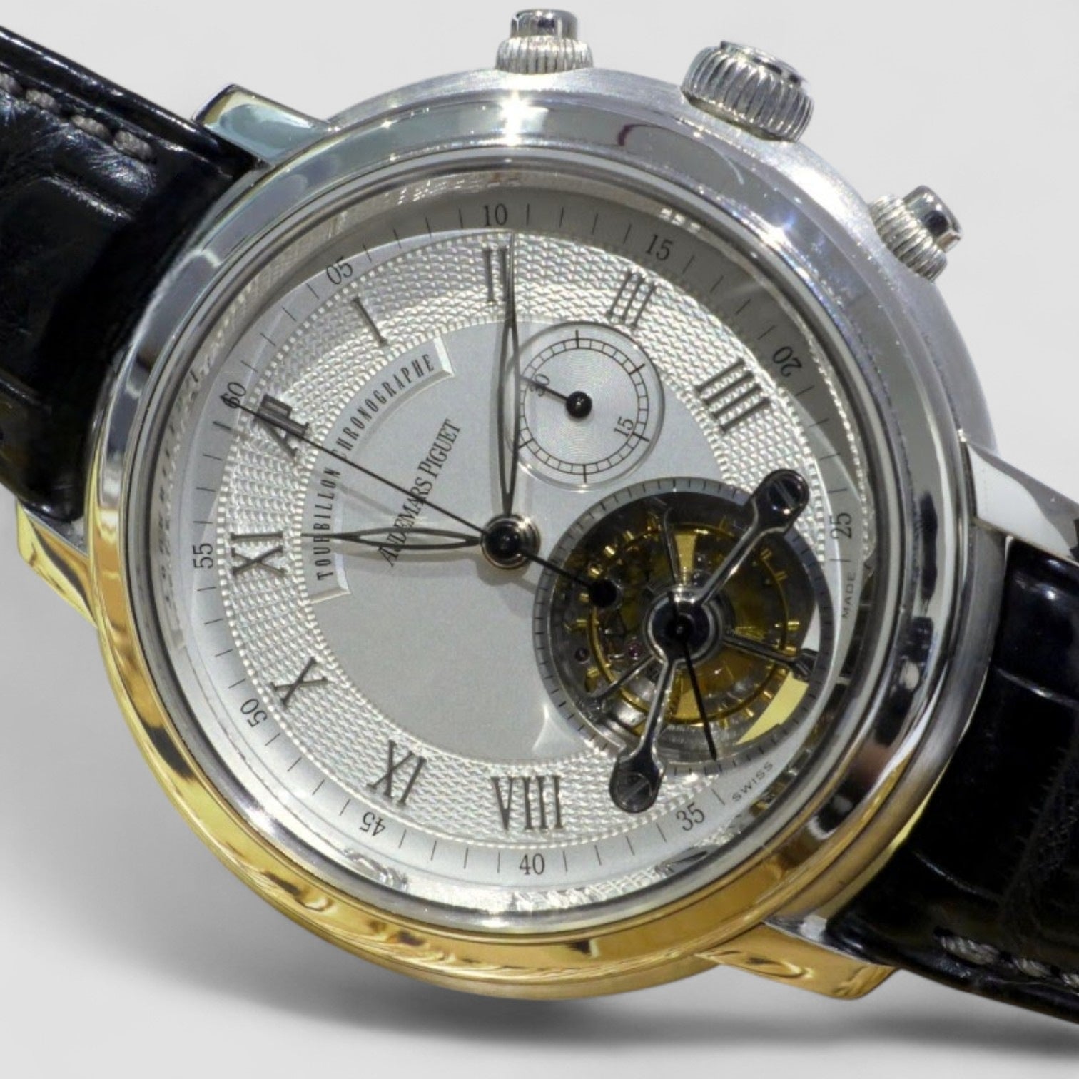 Tourbillon Chronograph Jules Audemars White Gold 43mm