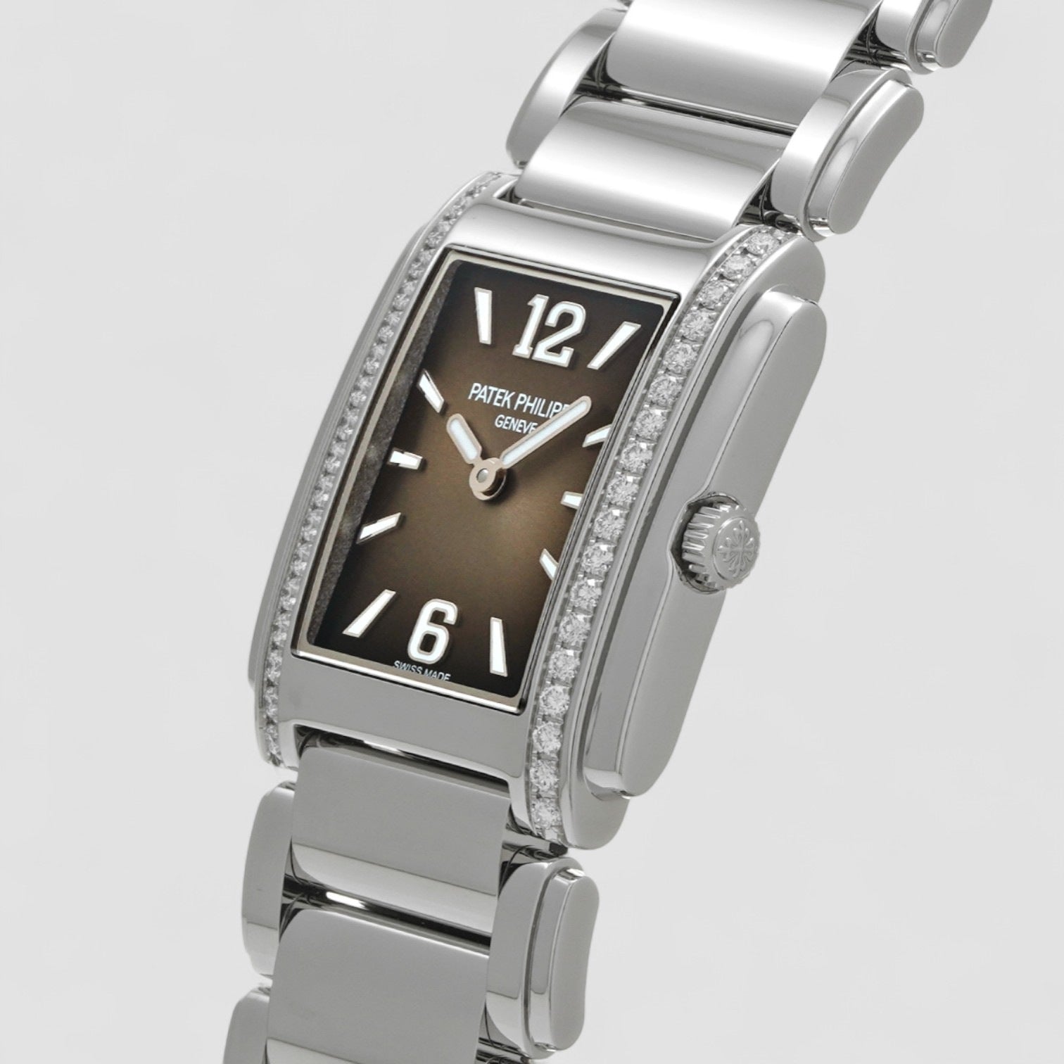 Twenty~4 Gray Sunburst Dial Diamond