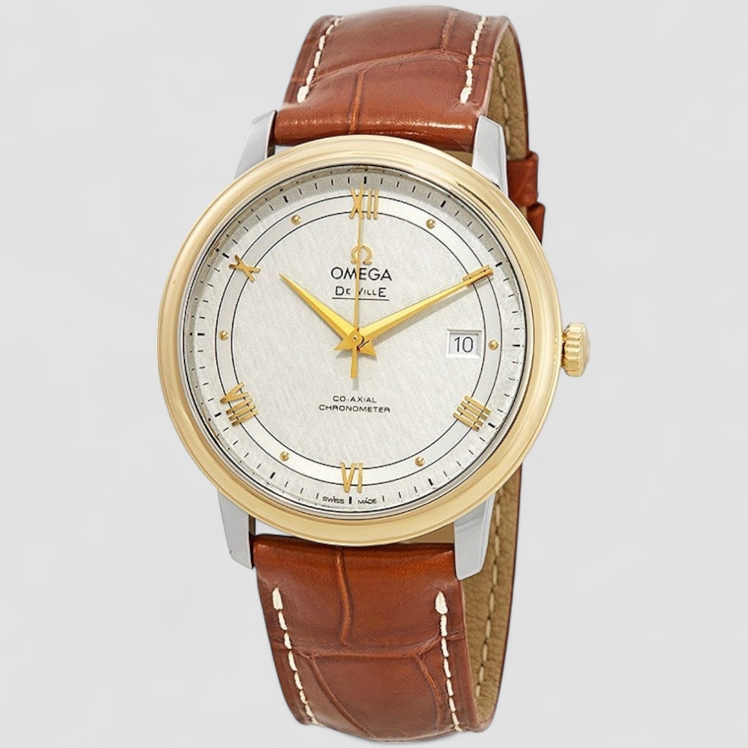 De Ville Prestige Automatic Silver Dial Men's Watch