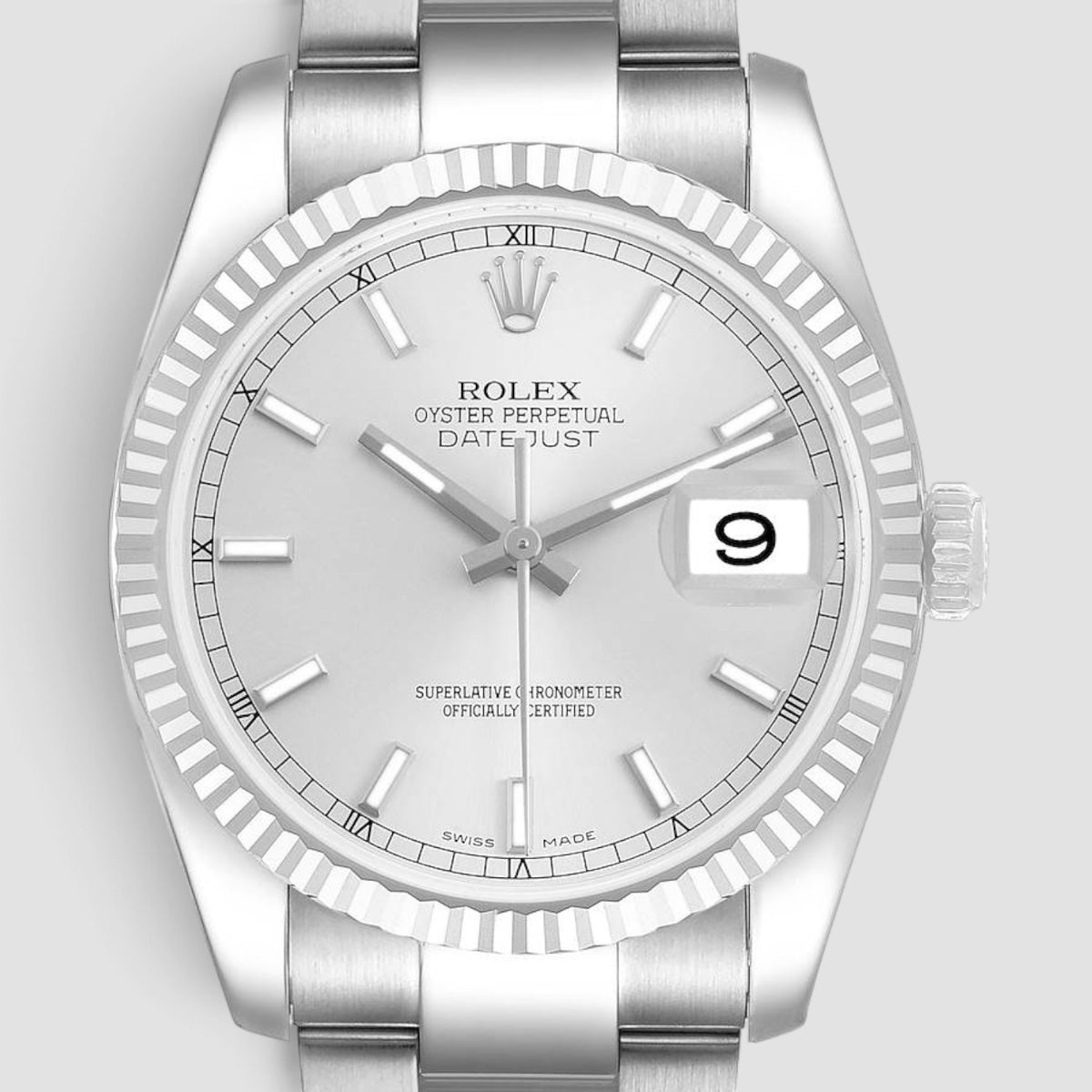 Datejust 36 Silver Index Dial Oyster