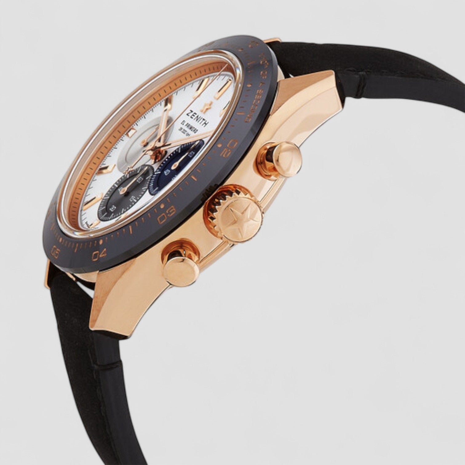 Chronomaster Sport Rose Gold Chronograph Automatic White Dial Men's Watch