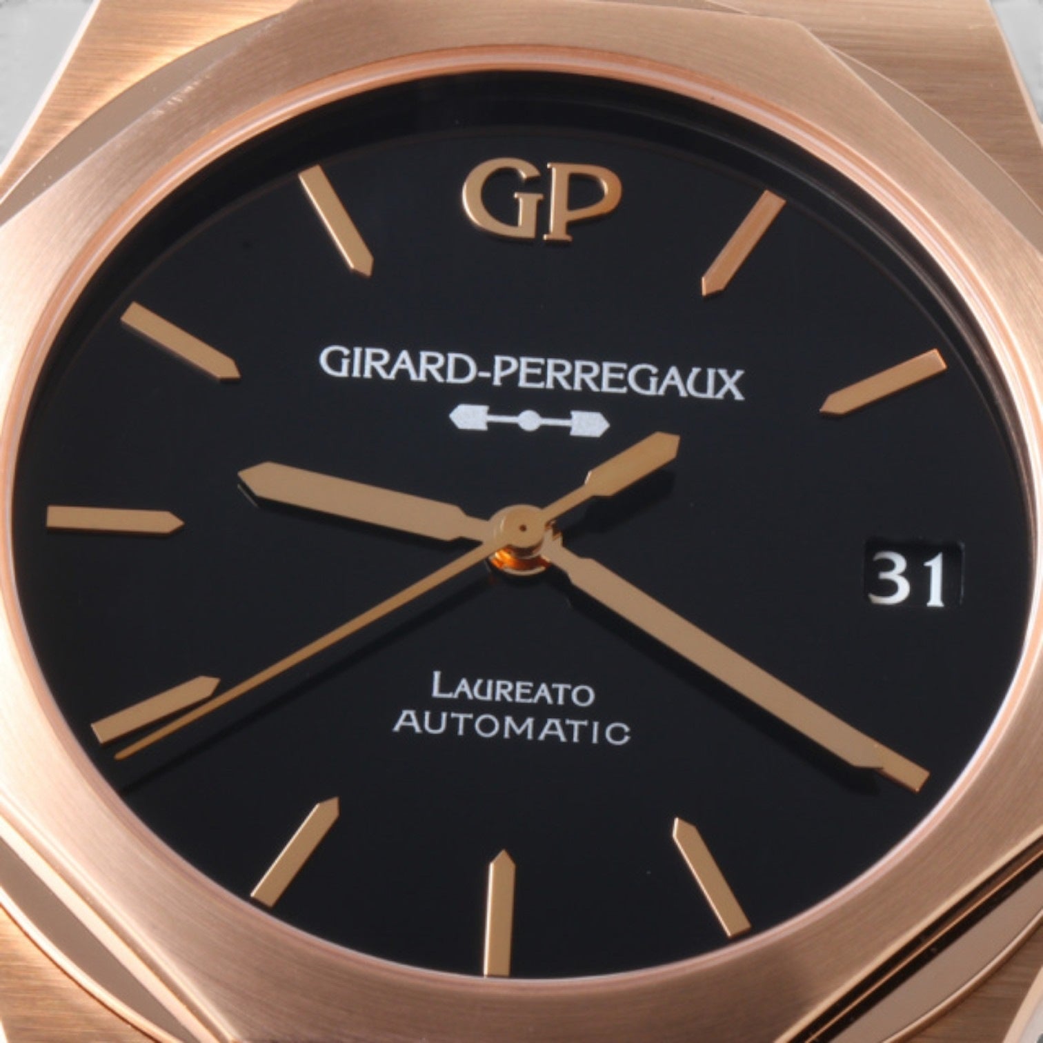 Laureato 42mm 18K Rose Gold Black Dial