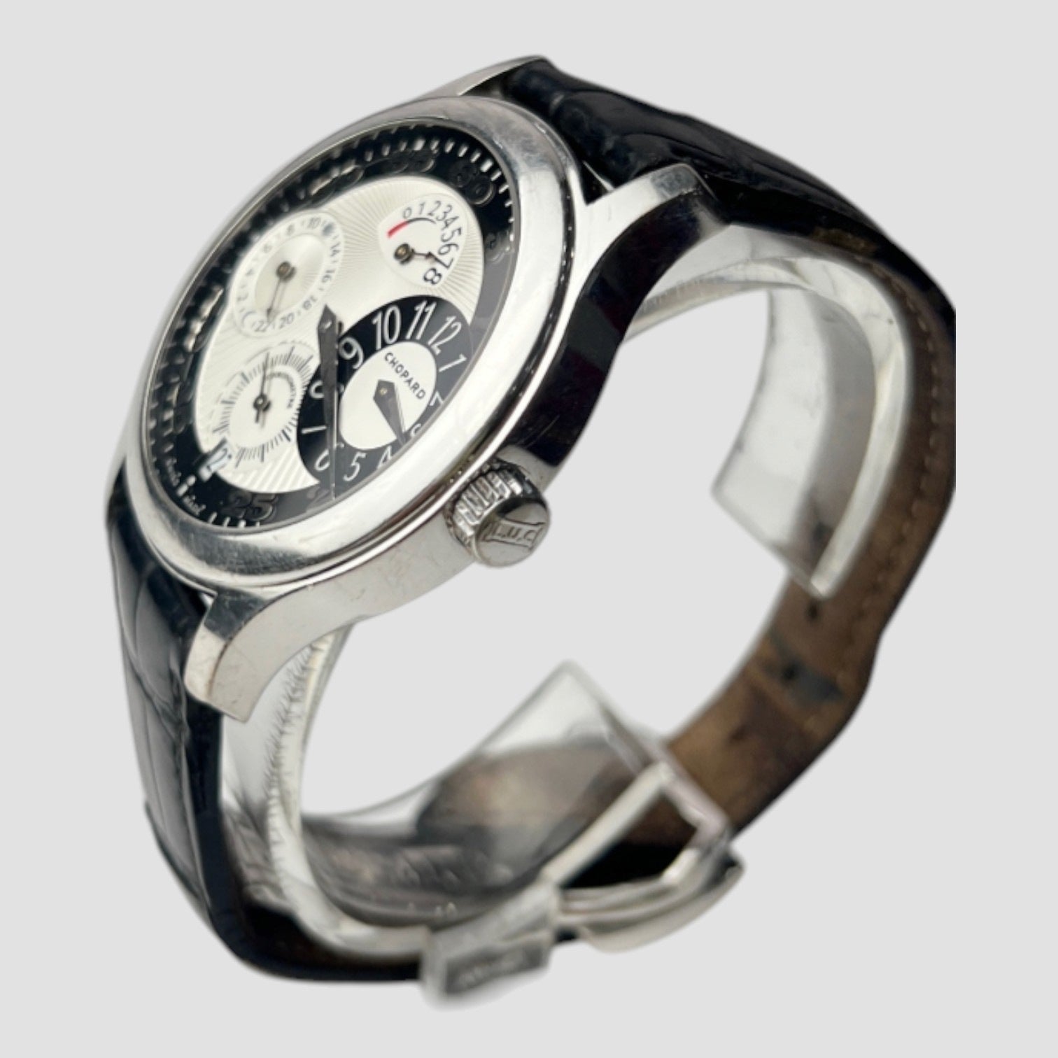 LUC Hand Wind Black Dial Men's Watch