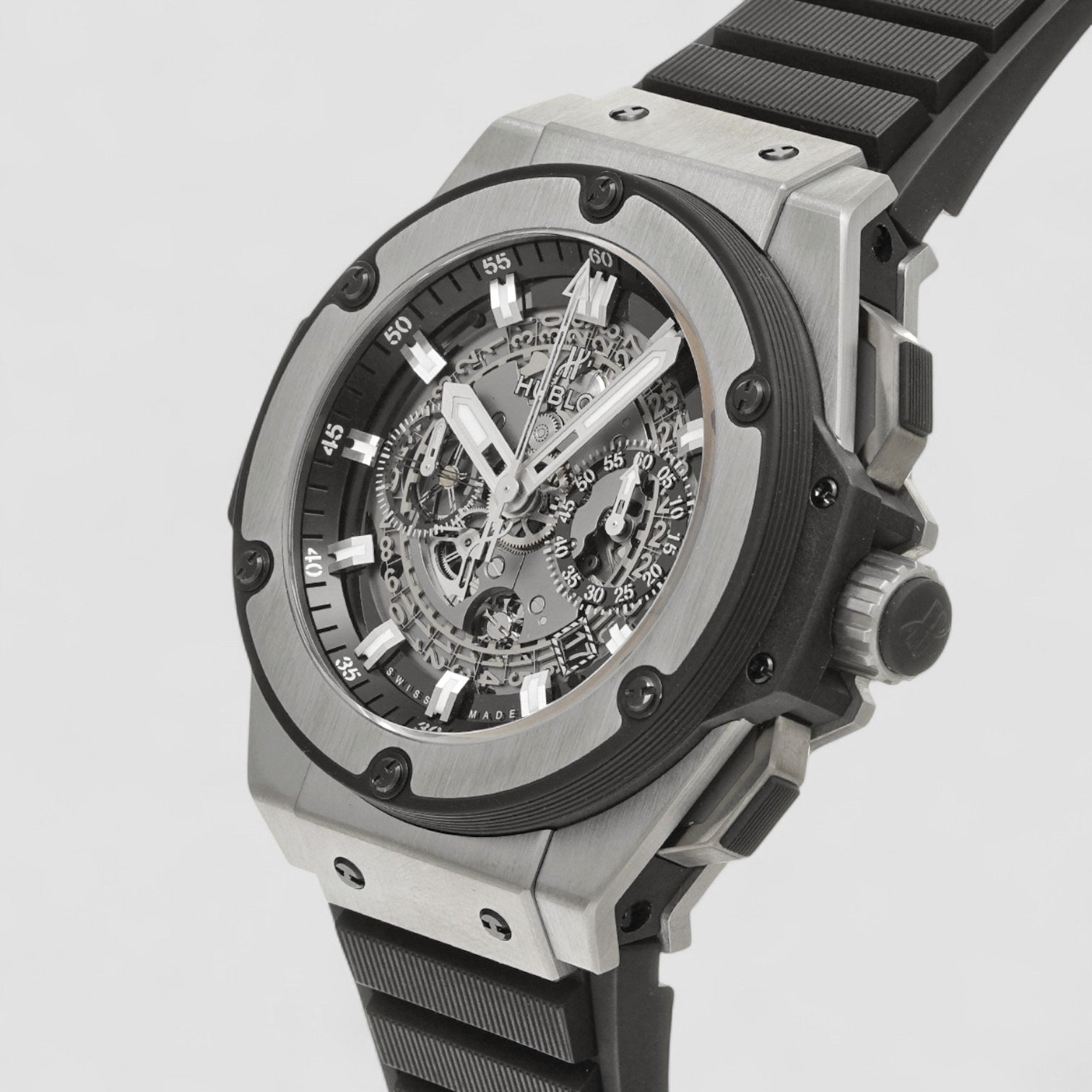 King Power Unico Chronograph Titanium / Rubber