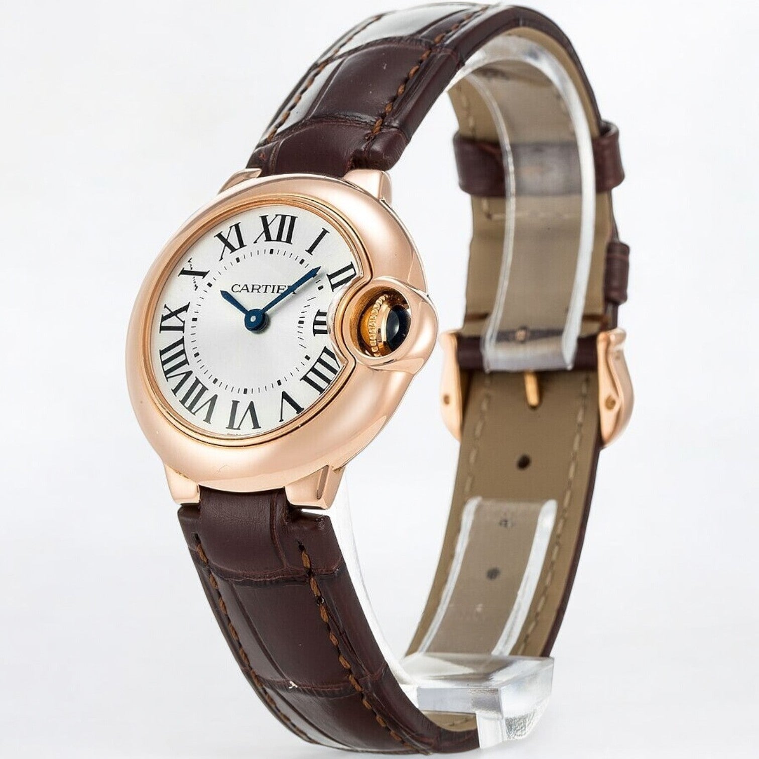 Ballon Bleu Silver Dial 18K Rose Gold