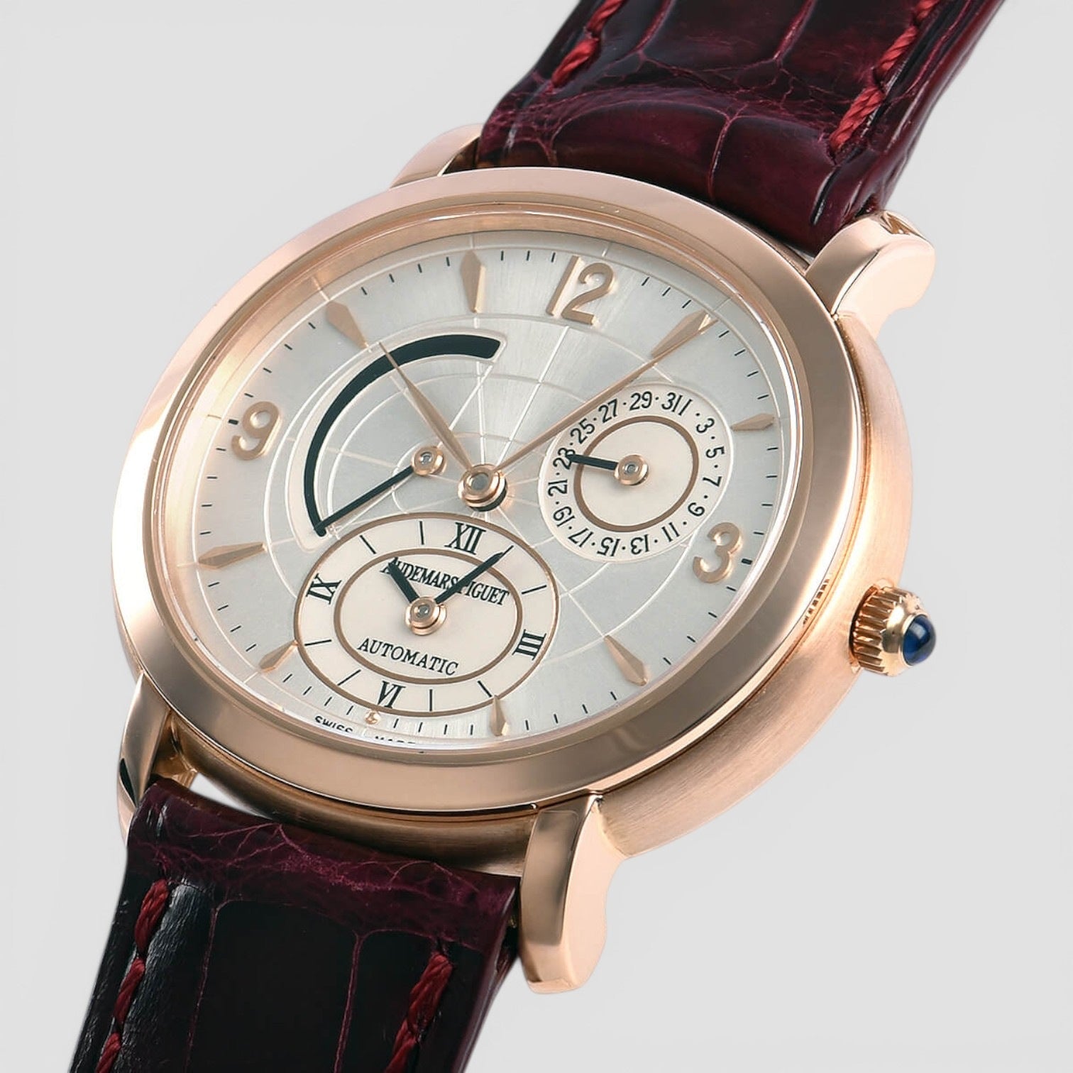 Millenary Automatic Dual Time Rose Gold Men's Watch