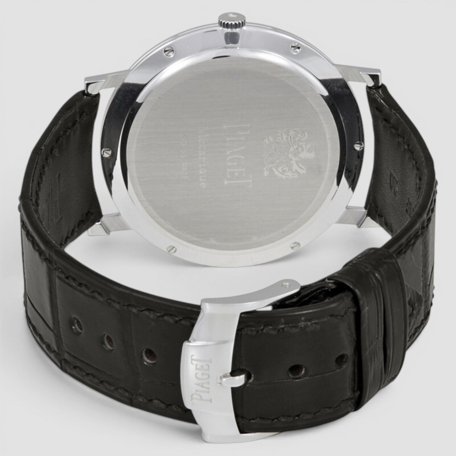 Altiplano 38mm 18K White Gold Black Dial