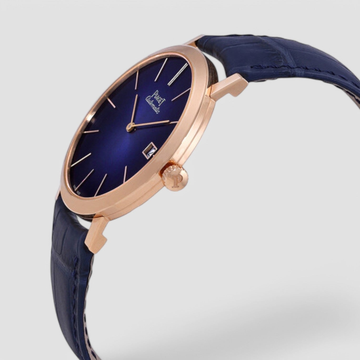 Blue Dial "60th Anniversary Limited Edition" Automatic Men's 18K Rose Gold Watch