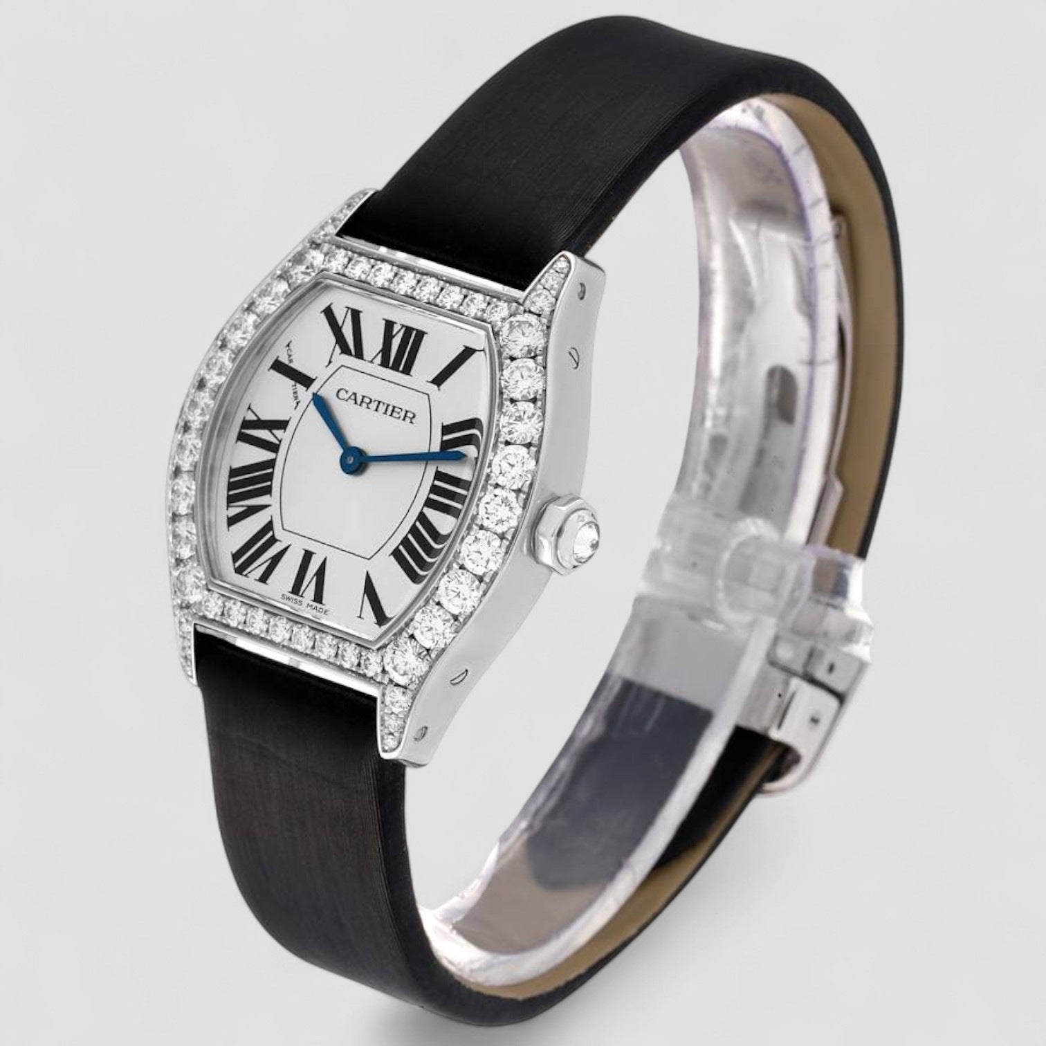 Tortue Diamond 18 kt White Gold Ladies Watch