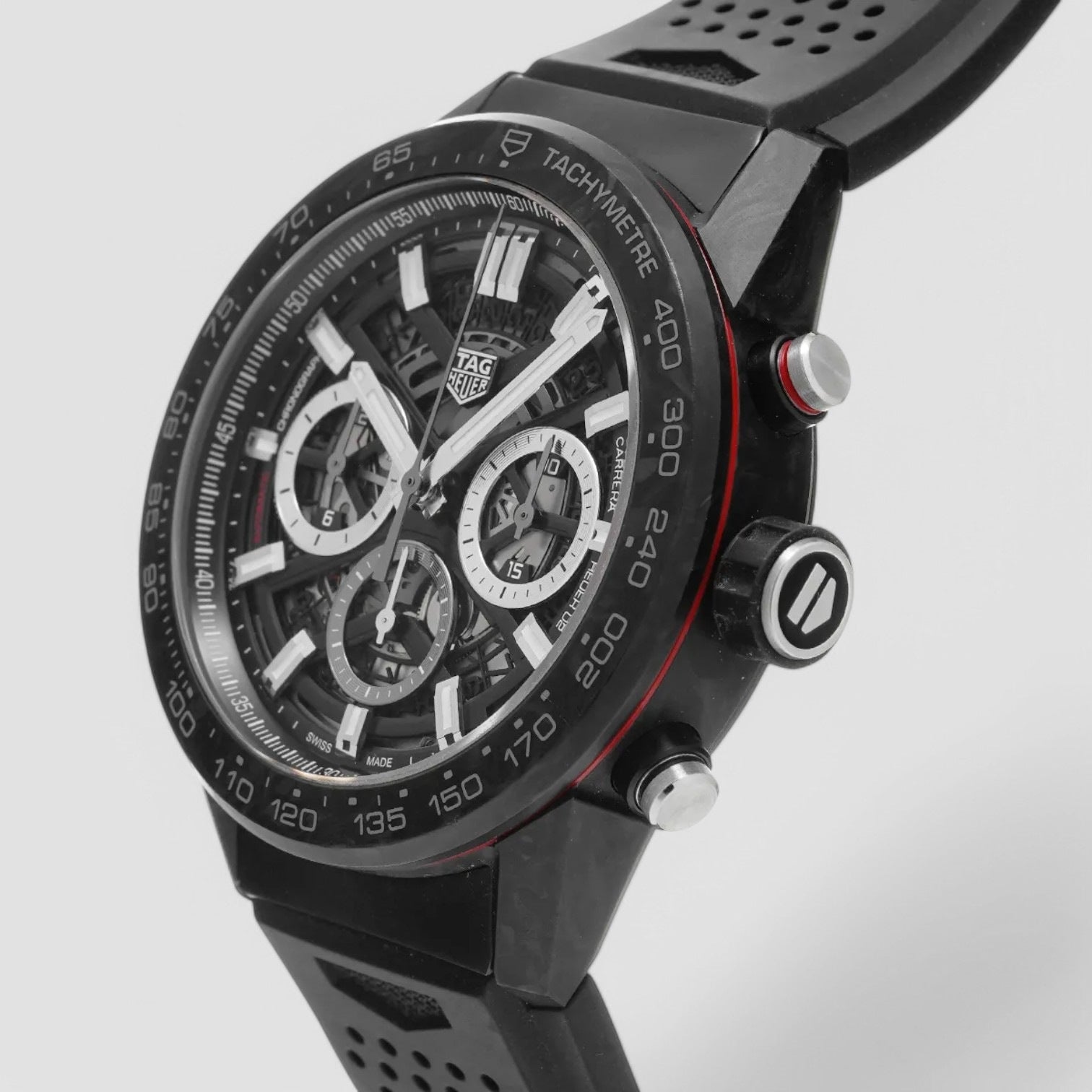 Carrera Chronograph Skeleton Dial Men's Watch