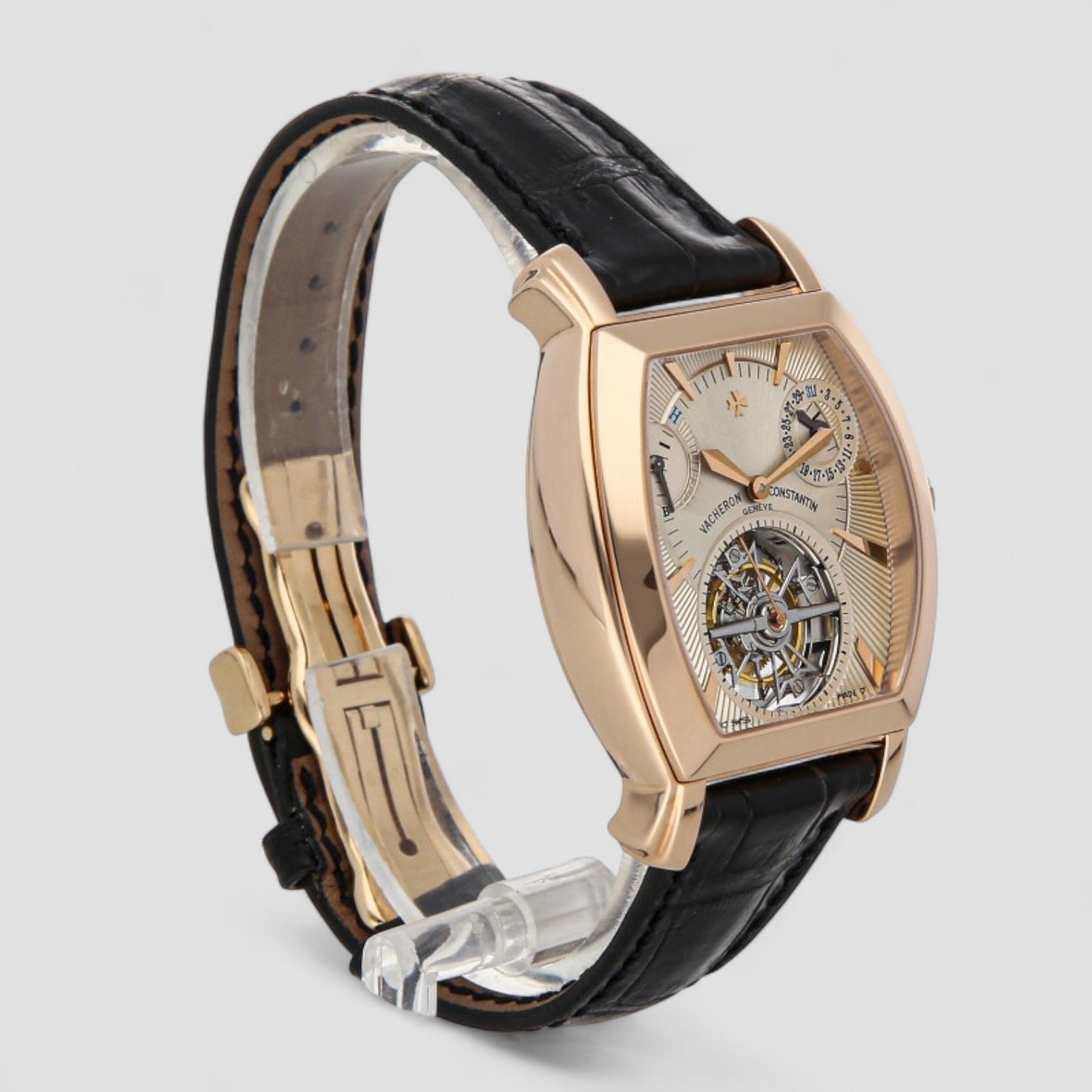 Malte Tonneau Tourbillon Rose Gold 36mm