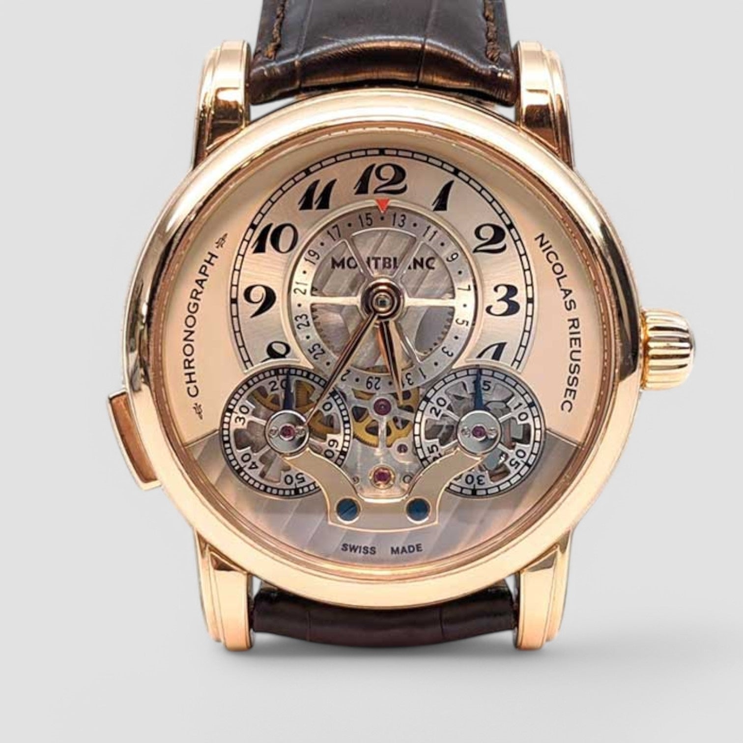 Nicolas Rieussec Open Date Men's Watch