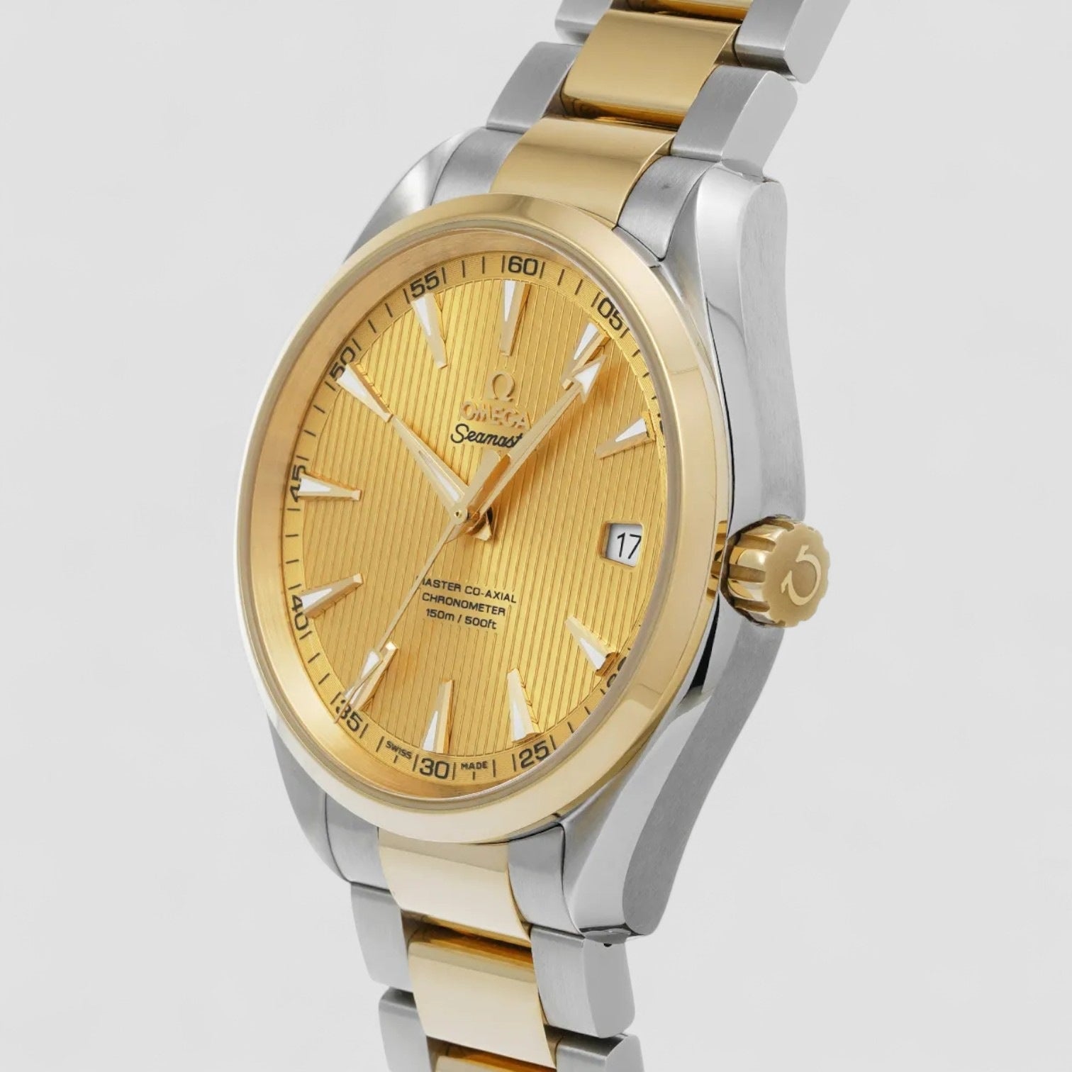 Seamaster Aqua Terra Steel Yellow Gold Watch