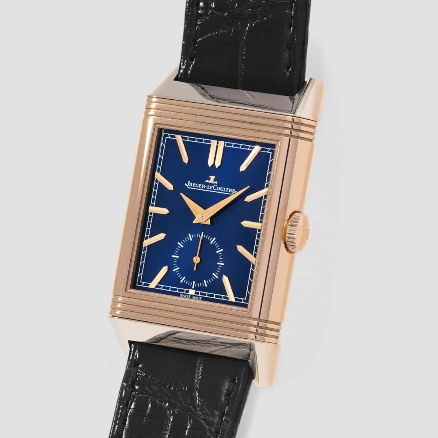 Reverso Tribute Duoface Small Seconds Pink Gold