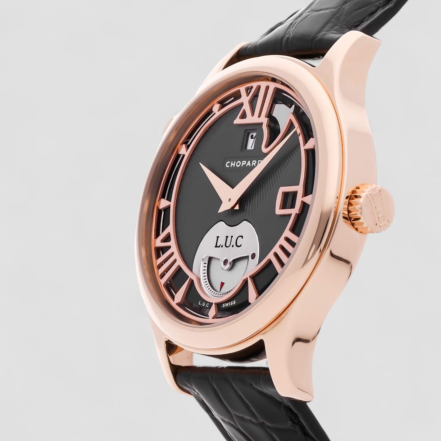 18k Rose Gold L.U.C Men's Watch