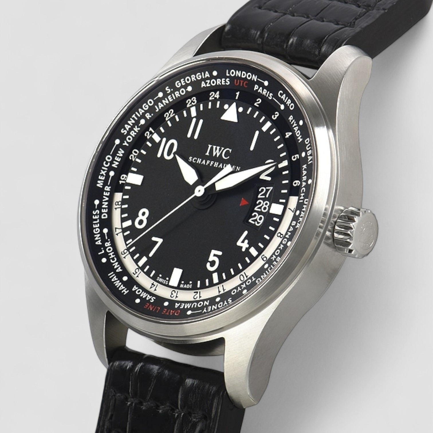 Pilot WorldTimer SS Black Dial