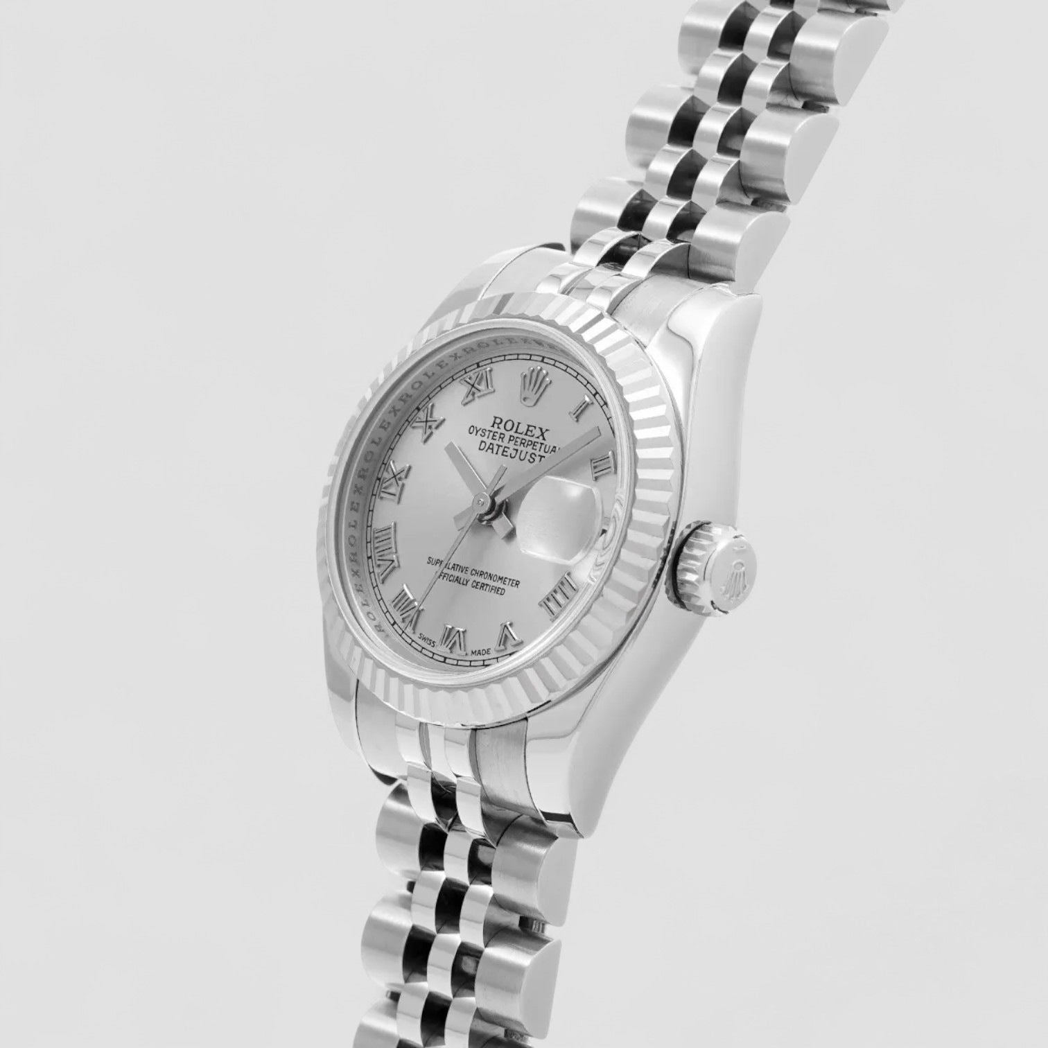 Datejust Automatic Chronometer Silver Dial Ladies Watch