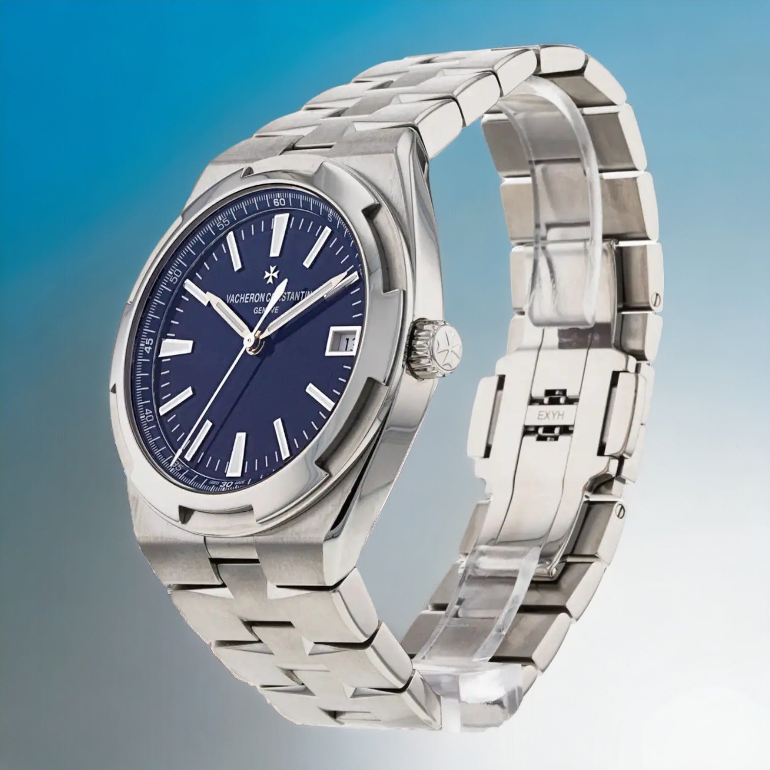 Overseas 4500v Automatic 41mm Blue Dial SS