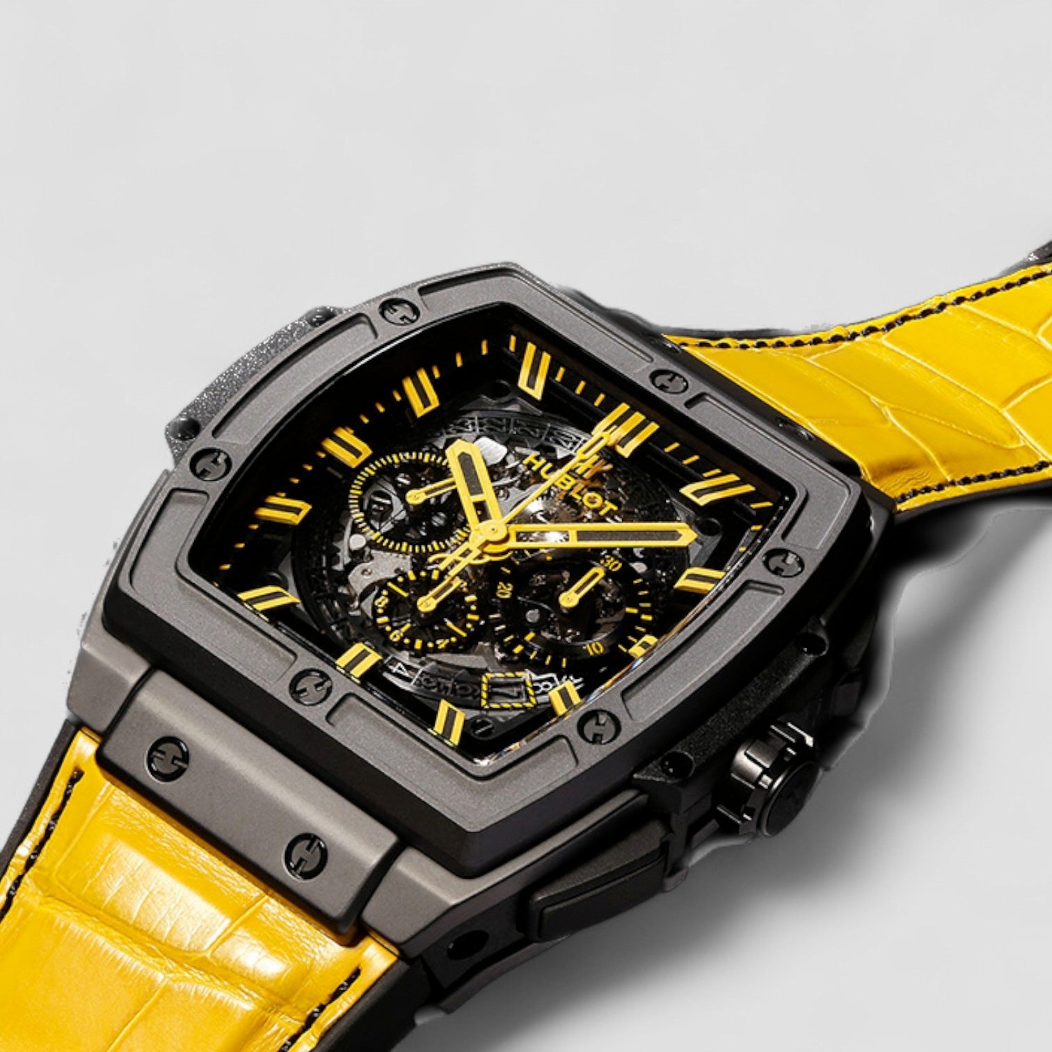 Spirit of Big Bang All Black Yellow Boutique Exclusive Men's Watch