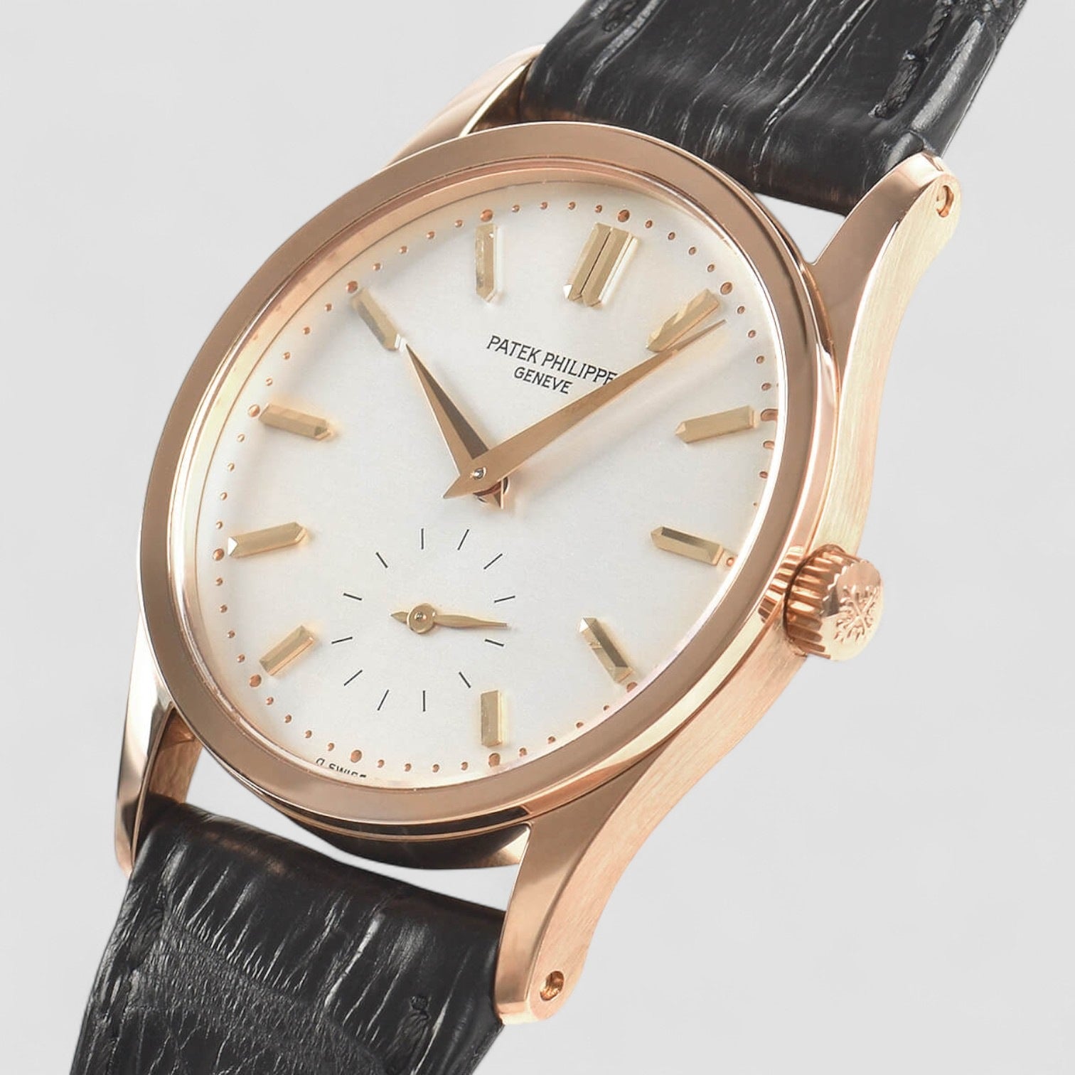 Calatrava 18K Rose Gold Manual Wind