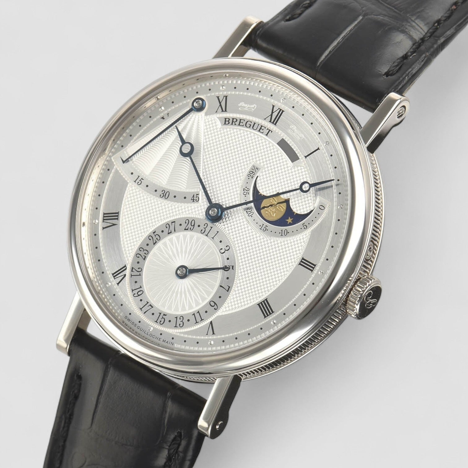 Classique Power Reserve Moon 18K White Gold