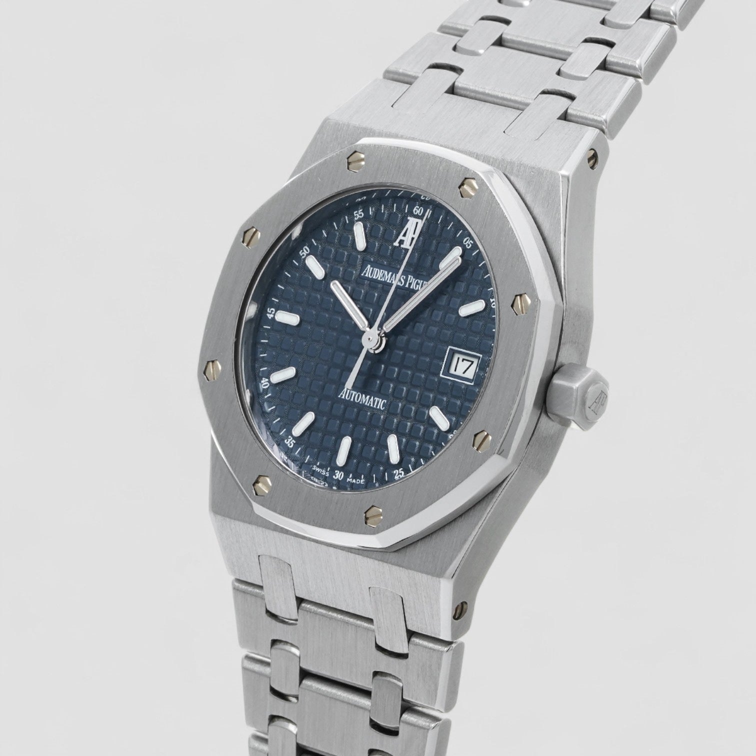Royal Oak Stainless Steel Blue Automatic Wristwatch 33mm
