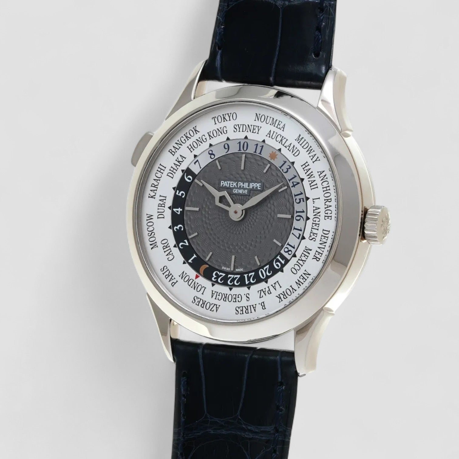 World Time White Gold