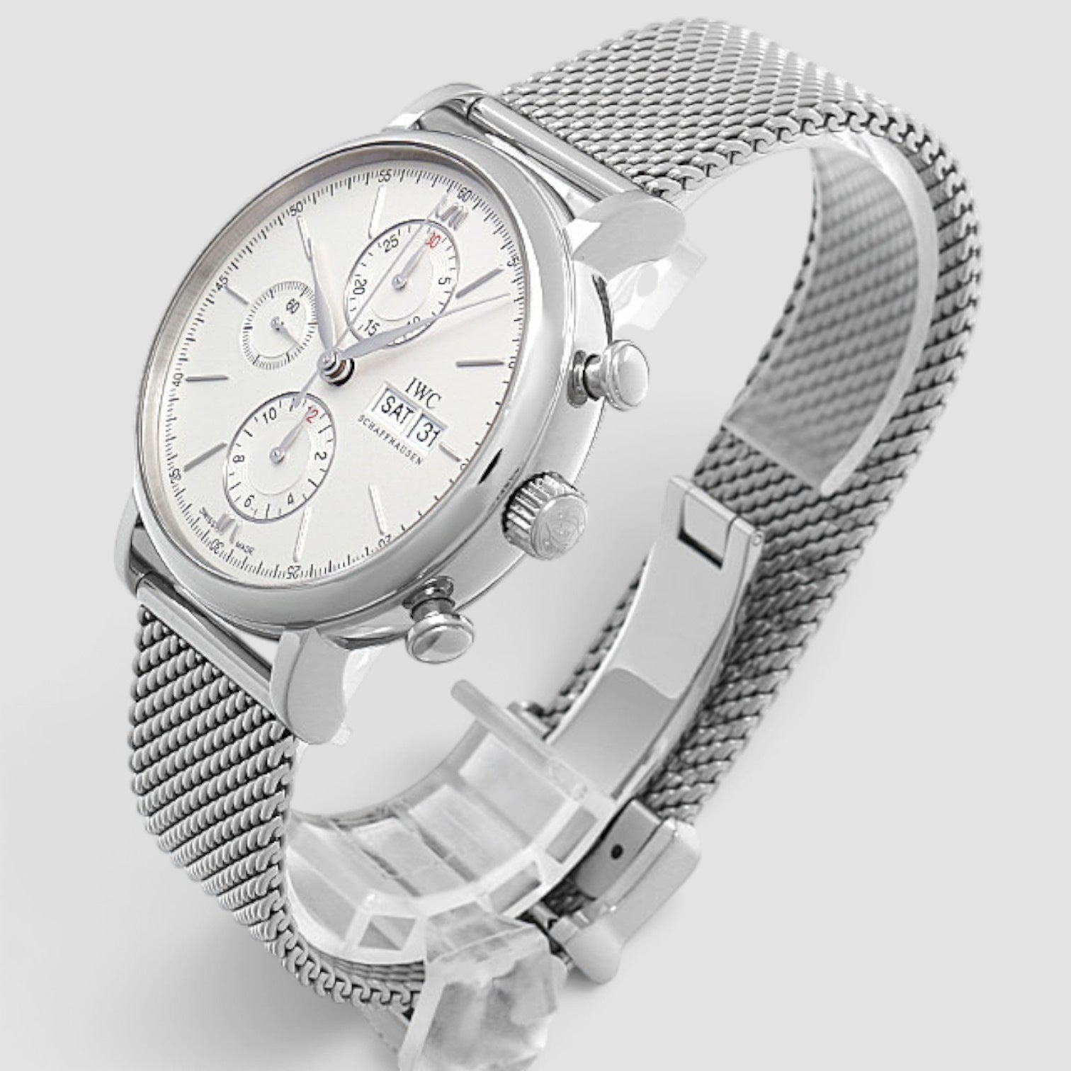 Portofino Chronograph 42mm Steel Silver Dial