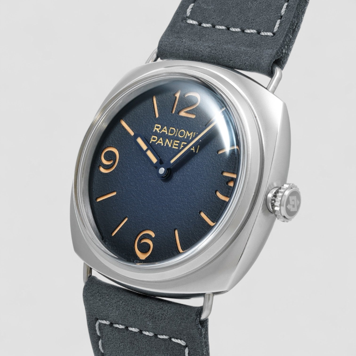Radiomir Tre Giorni Hand Wind Blue Dial Men's Watch