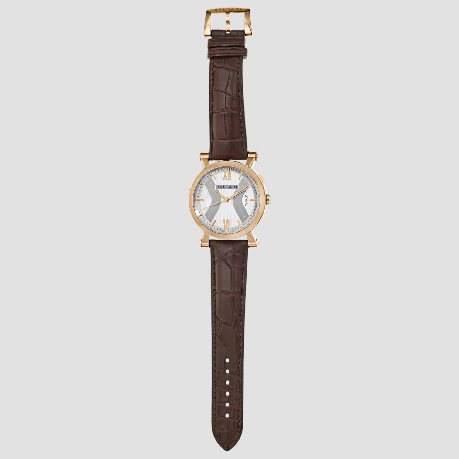 Sotirio Bulgari Automatic Silver Men's Watch