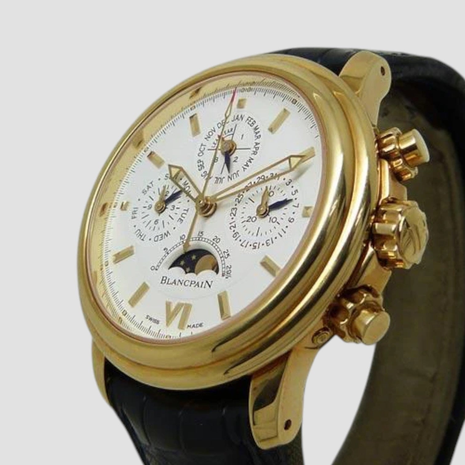 Leman Perpetual Calendar Chronograph YG