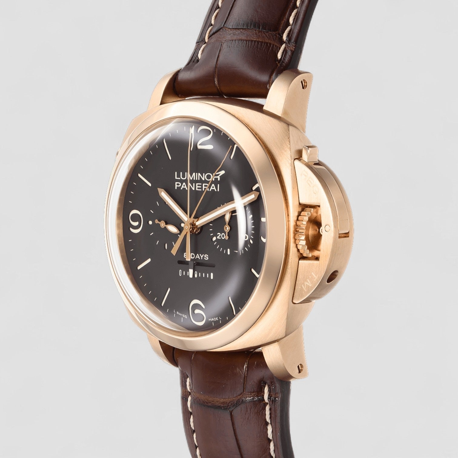 Luminor 1950 Rattrapante 8 Days Rose Gold Manual 47mm