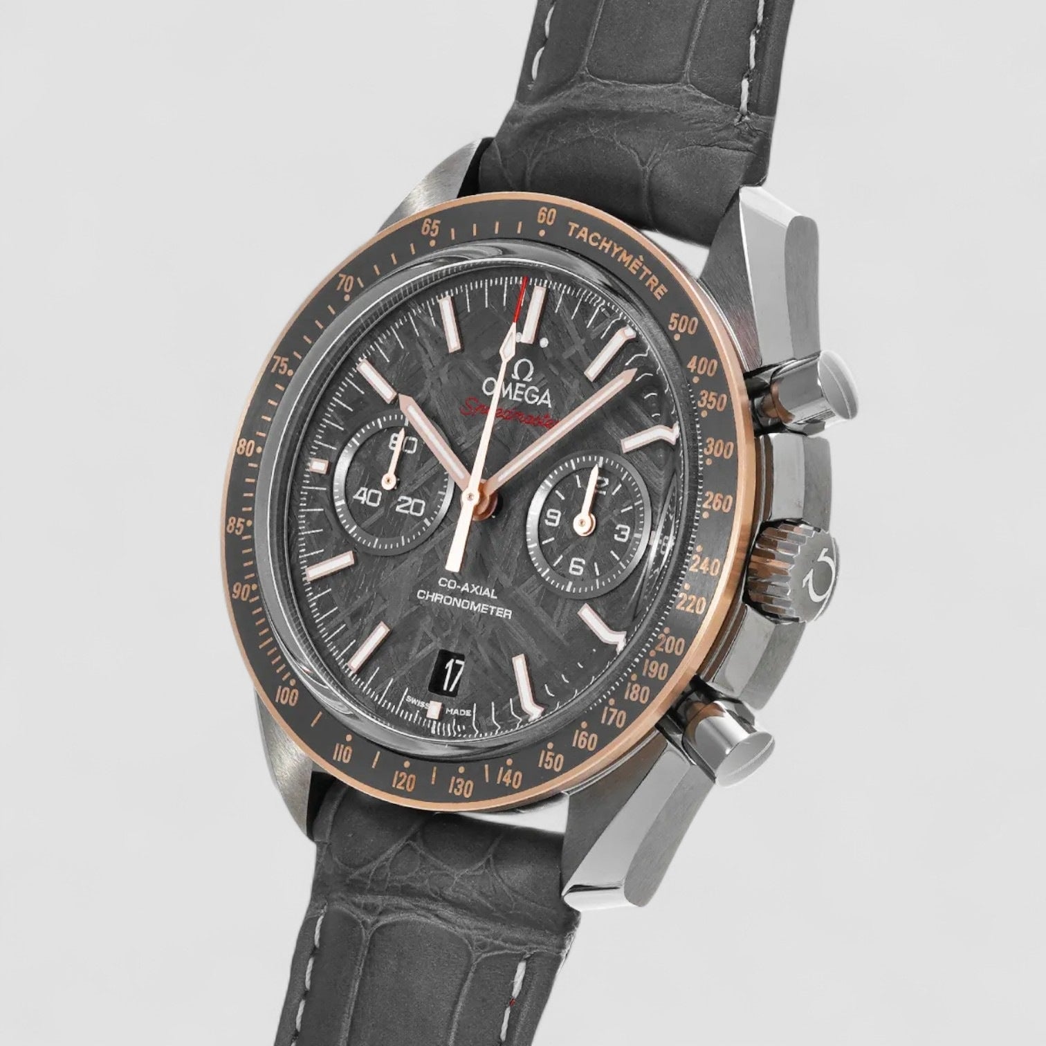 Speedmaster Grey Side of the Moon Meteorite Chronograph Titanium Deployment Watch