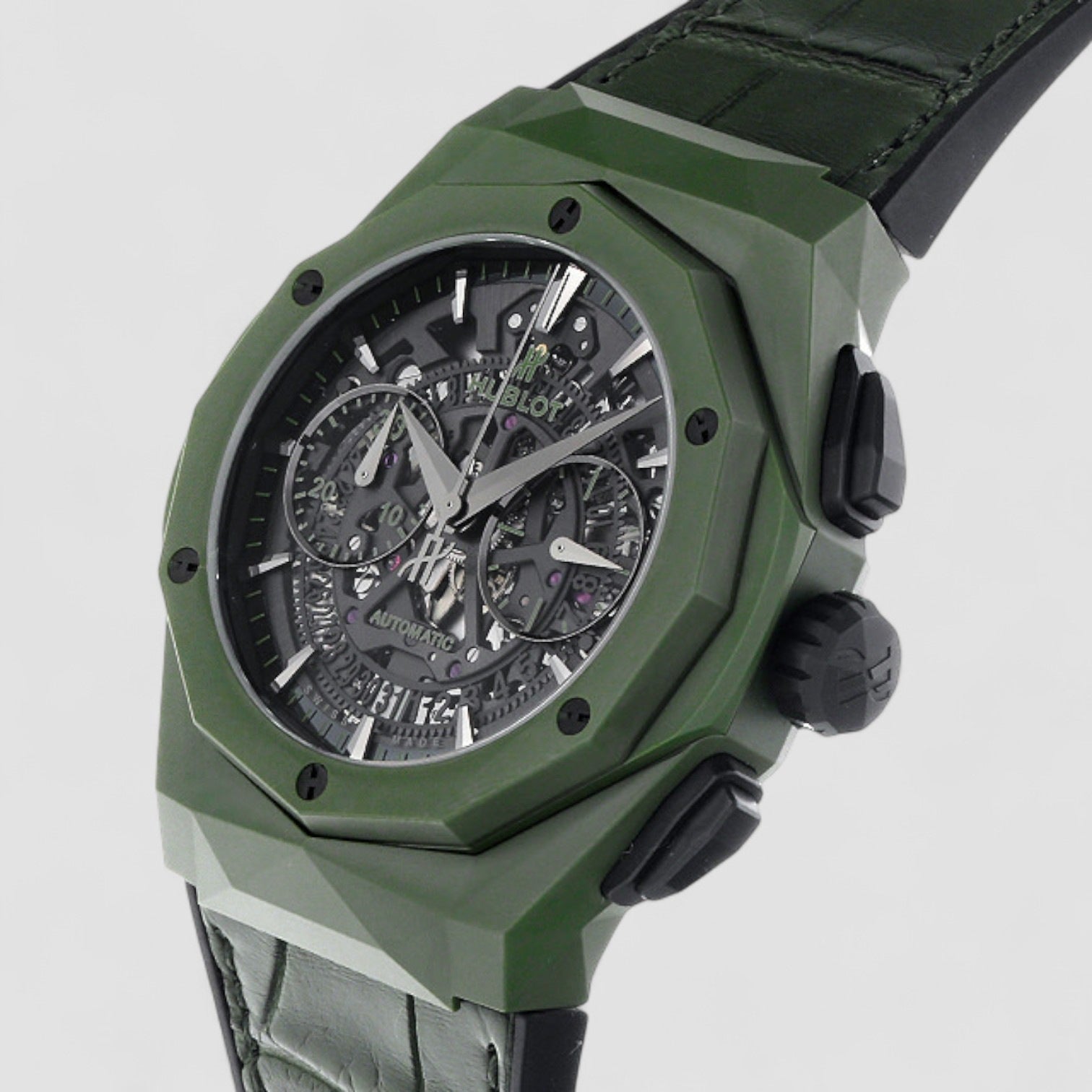 Aerofusion Chronograph Orlinski Green Ceramic Men's Watch