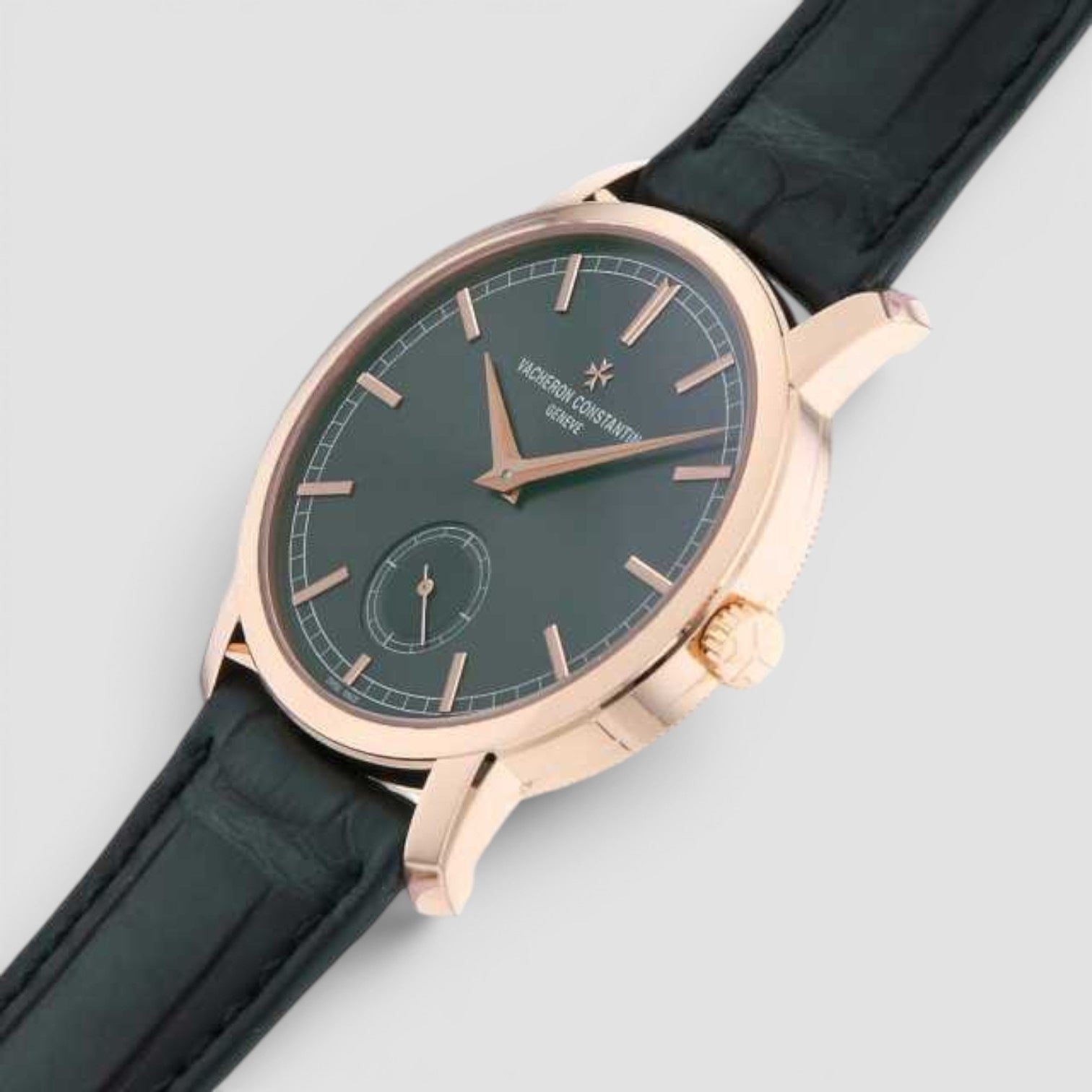 Traditionnelle 38mm Rose Gold Green Dial