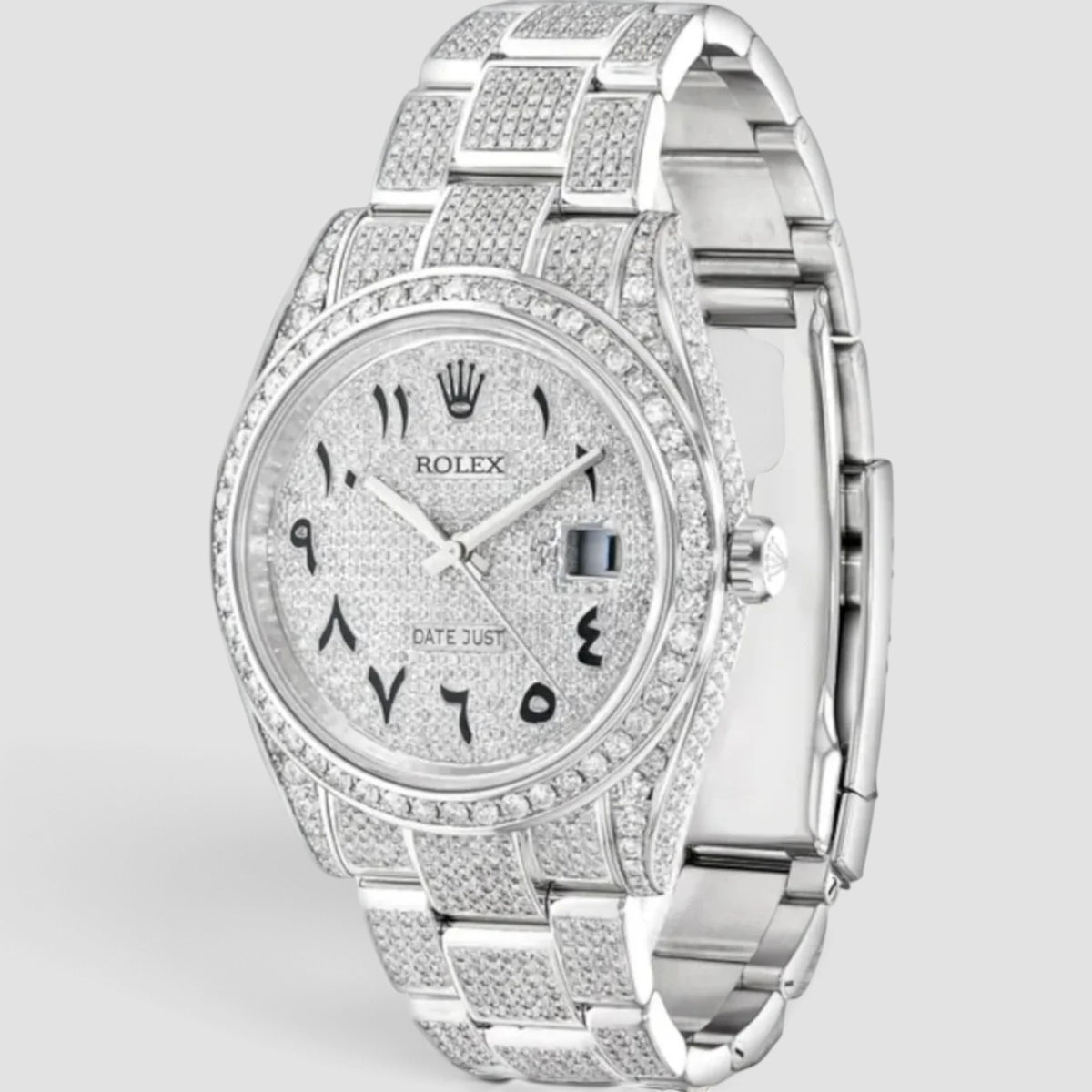 Datejust 41 Arabic Full Iced