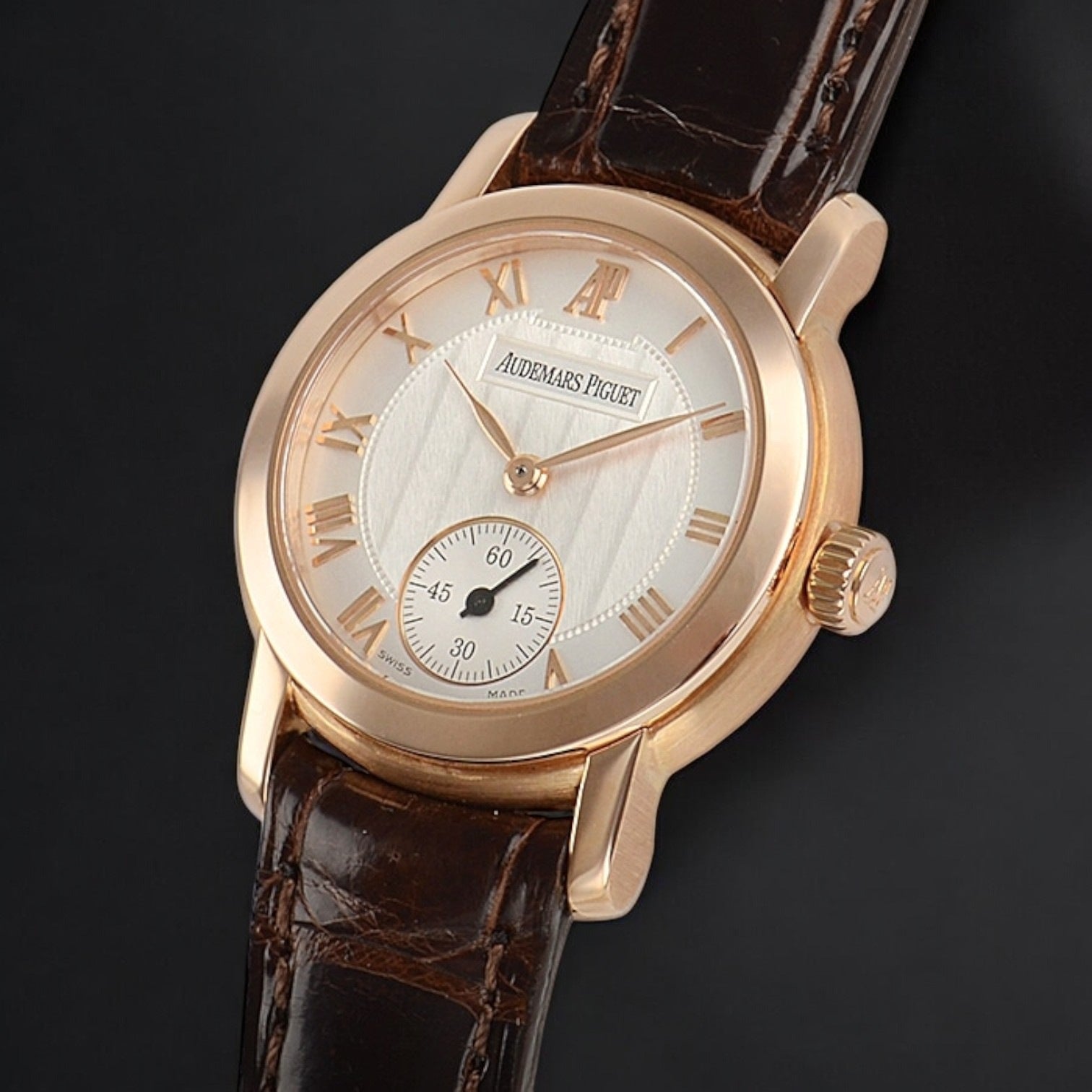 Jules Audemars Silver/Leather Ø27 mm