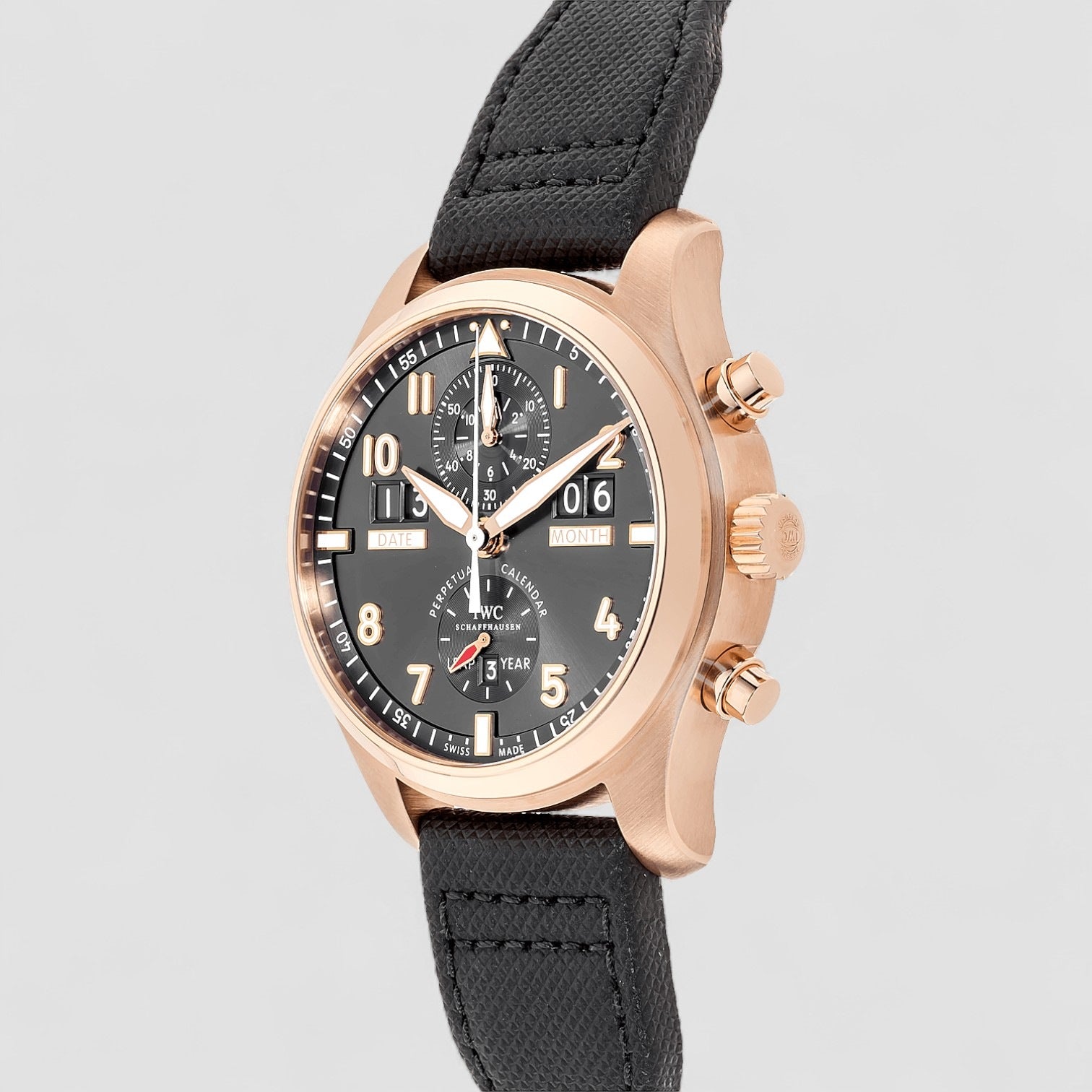 Pilot Spitfire Perpetual Calendar Digital Date 18K Rose Gold