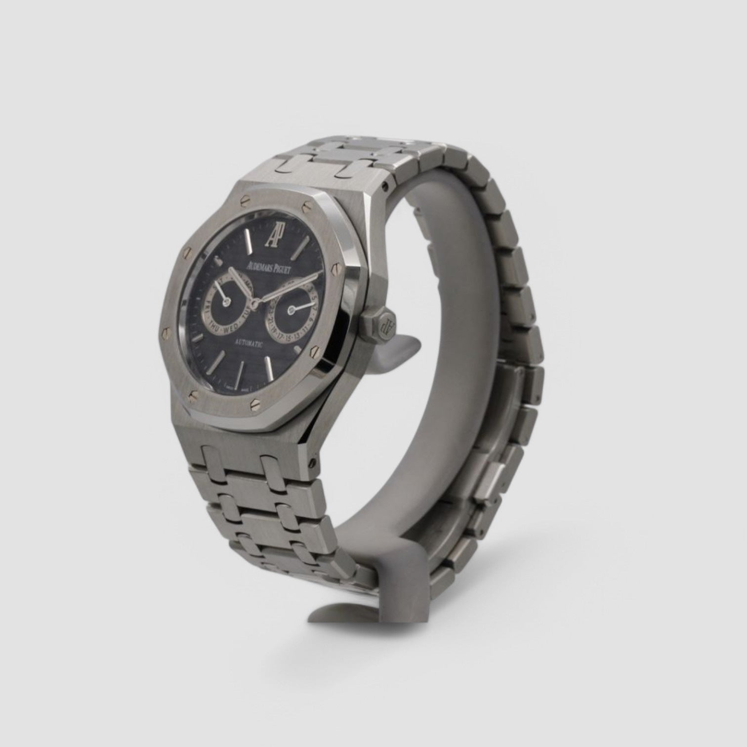 Royal Oak Day Date Black Dial S/S on S/S bracelet