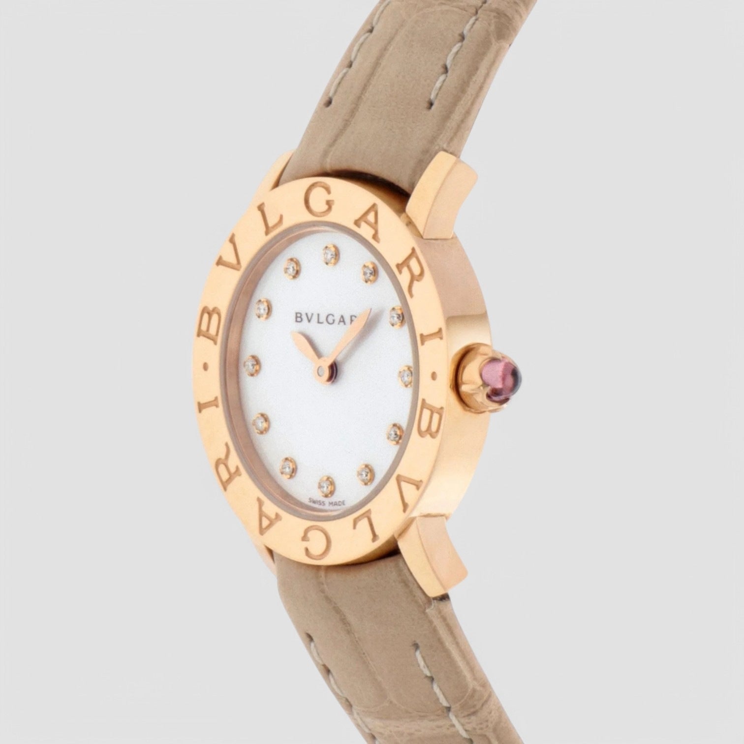 18K Rose Gold Quartz Ladies Watch