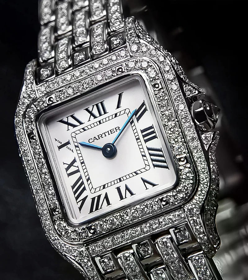 Panthere Steel Custom Diamond-Set Iced Out