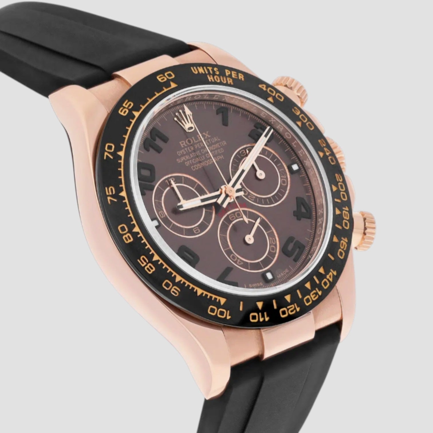 Cosmograph Daytona Everose / Cerachrom / Chocolate / Oysterflex 40mm
