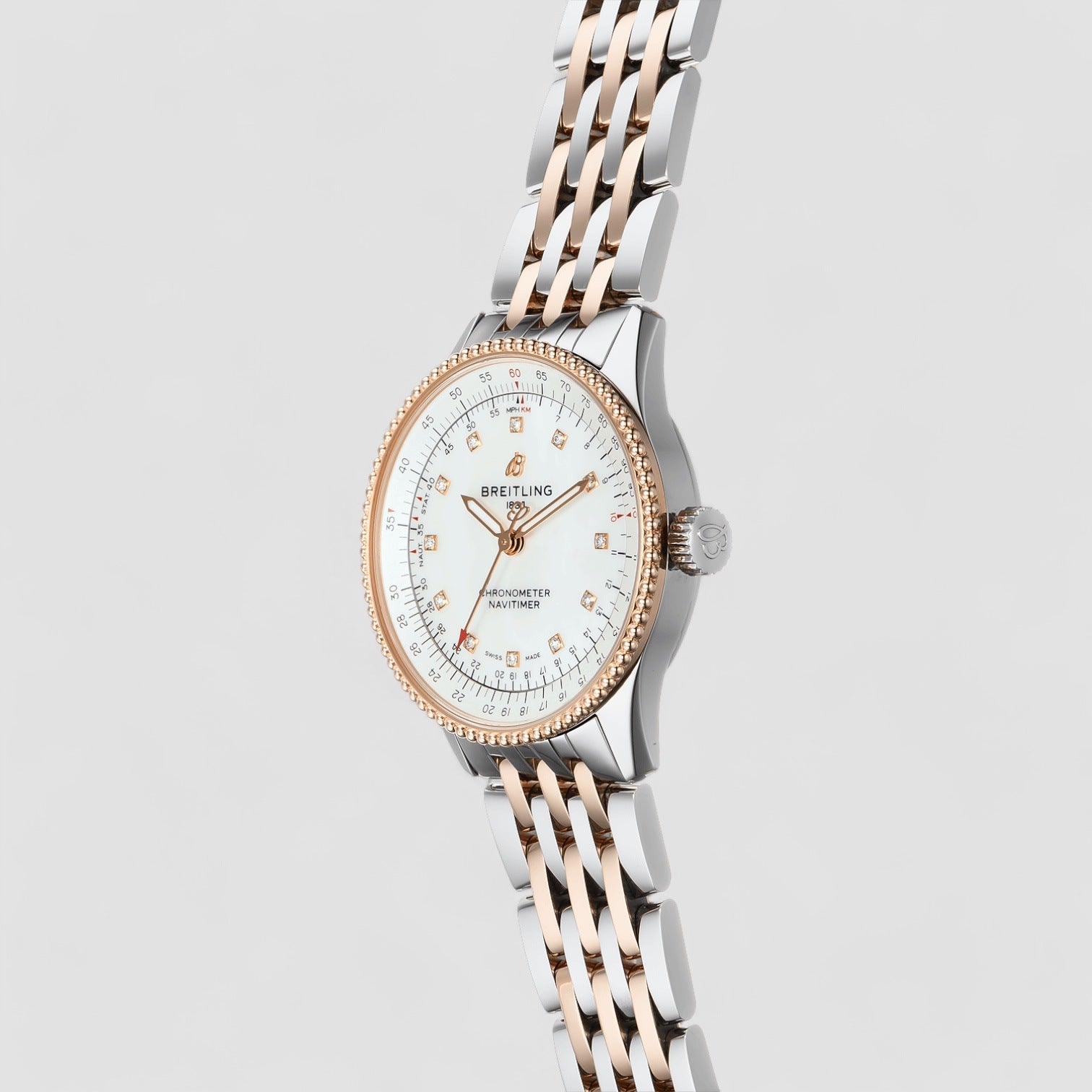 NAVITIMER ROSE GOLD AND STAINLESS STEEL AUTOMATIC