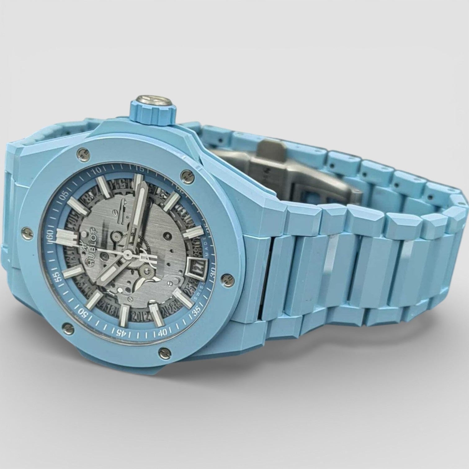 Big Bang Integrated Time Only Sky Blue 40mm
